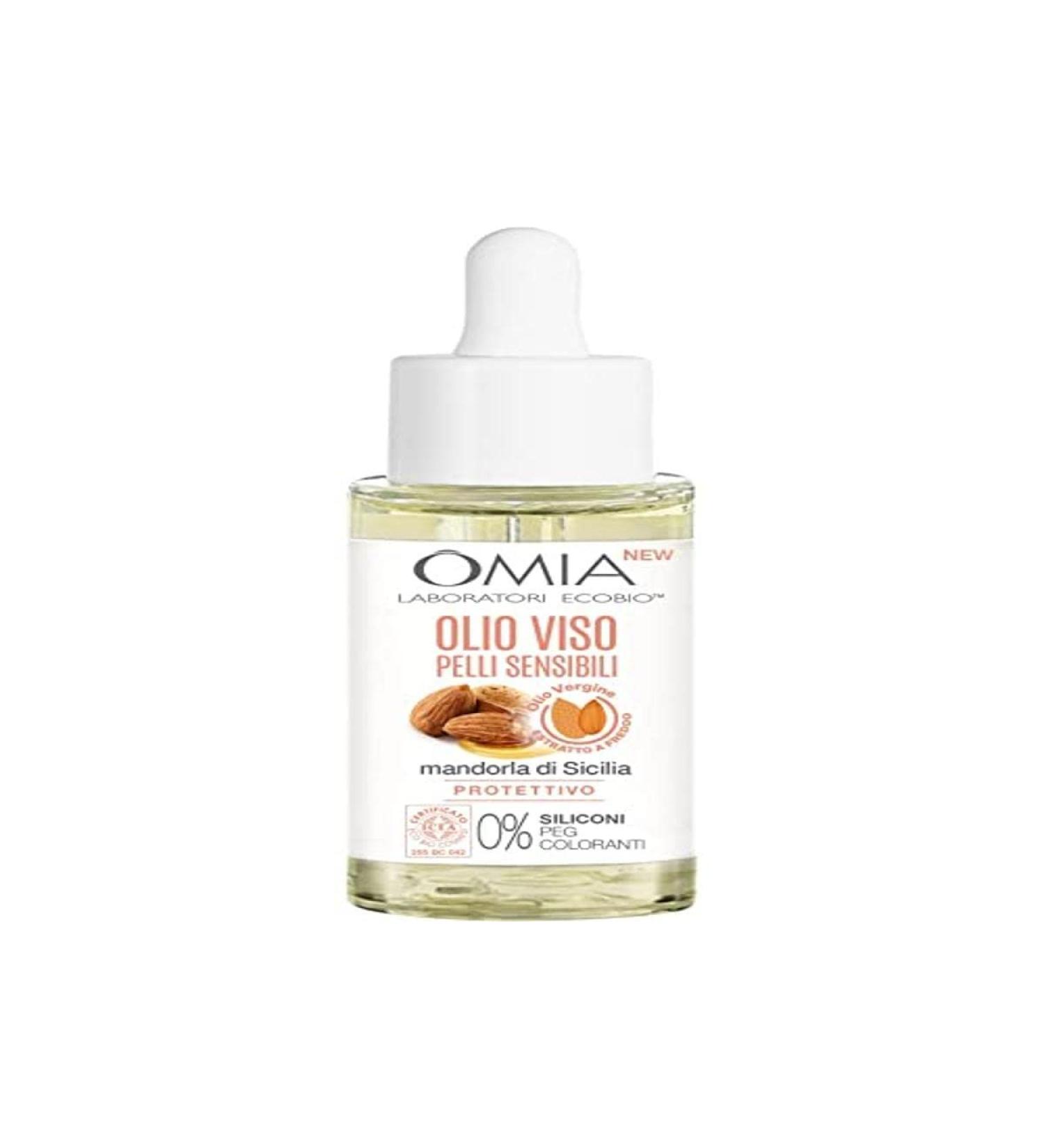 Omia VISO OLIO MANDORLA with Almonds 30 ml (1.01 Fl Oz) Made in Italy
