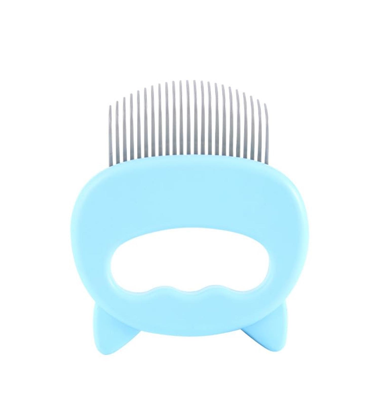 True Cat Love - Blue Massage & Grooming Comb for Cats | International Shipping Available - Buy Online on GoSupps.com