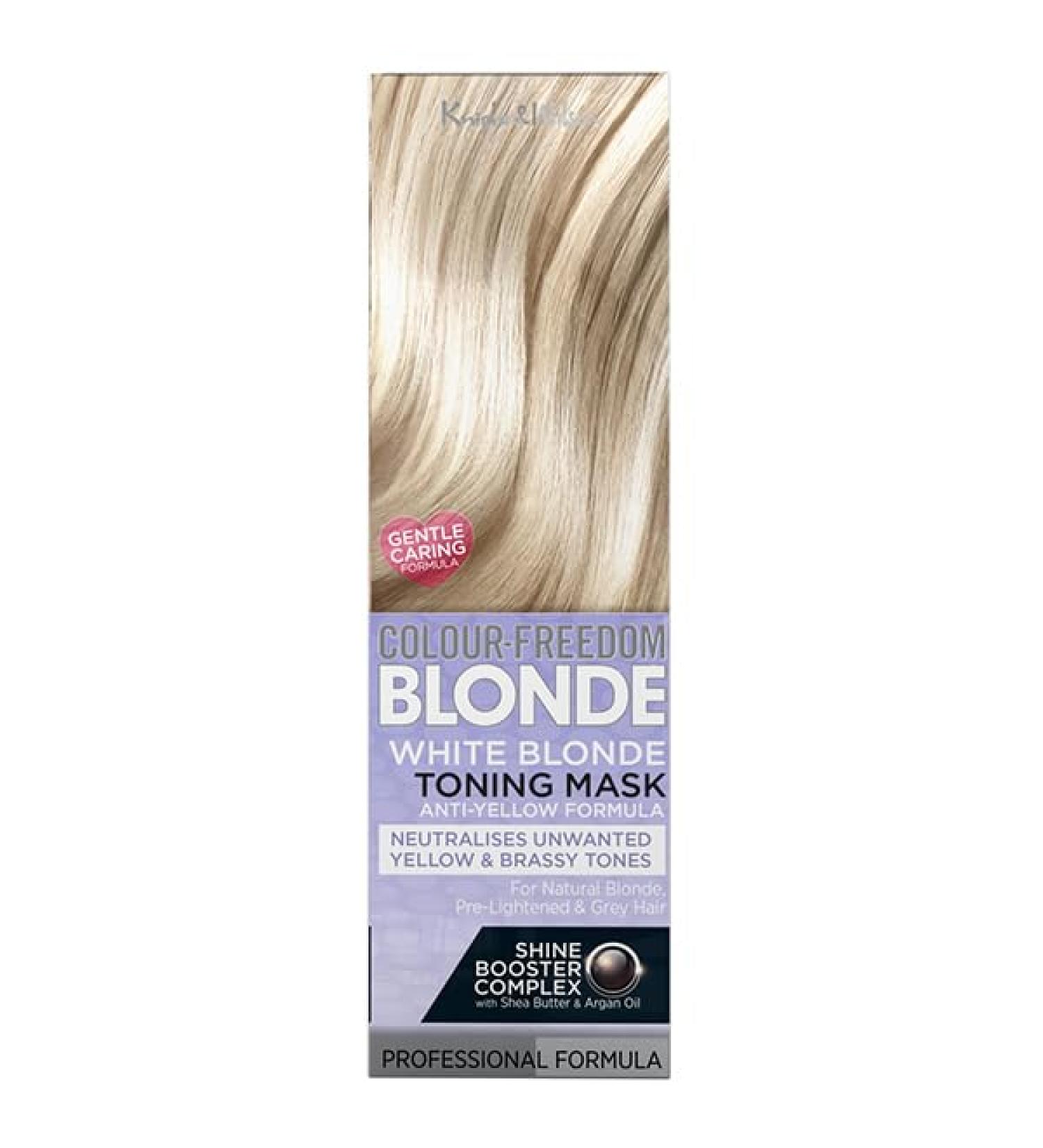 Knight & Wilson Blonde Hair Toner - Professional Deep Conditioning Mask. Neutralizes Yellow & Brassy Tones. Cruelty-Free & Vegan - 5.07 Fl Oz - Buy Online on GoSupps.com