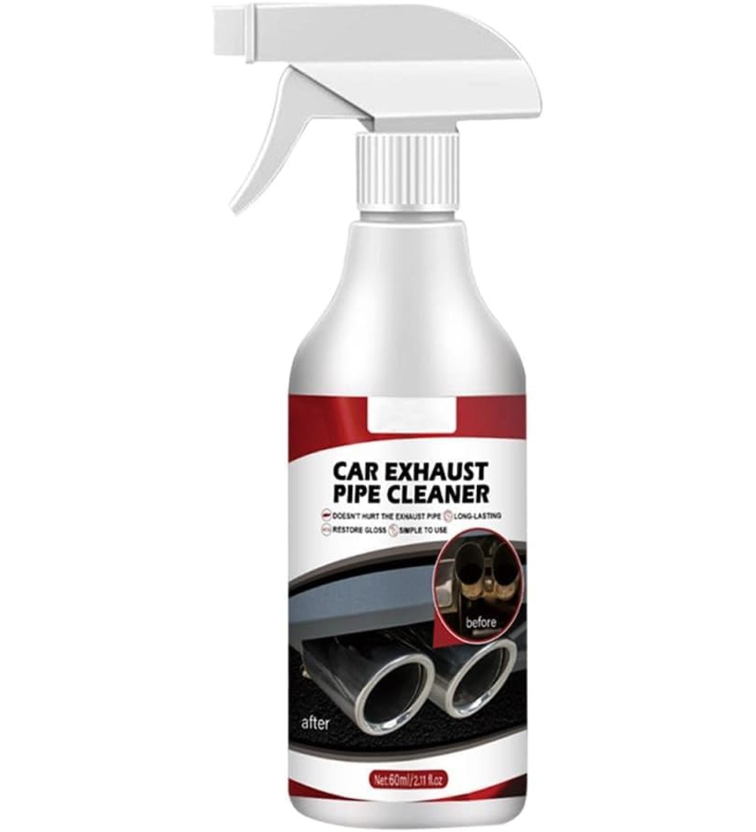 Powerful Car Exhaust Cleaner Automotive Exhaust Pipe Cleaner Catalytic Converter Cleaner Fuel And Exhaust System Cleaner 60ml Metal Surface Rust Cleaner (1PCS) - Buy Online on GoSupps.com