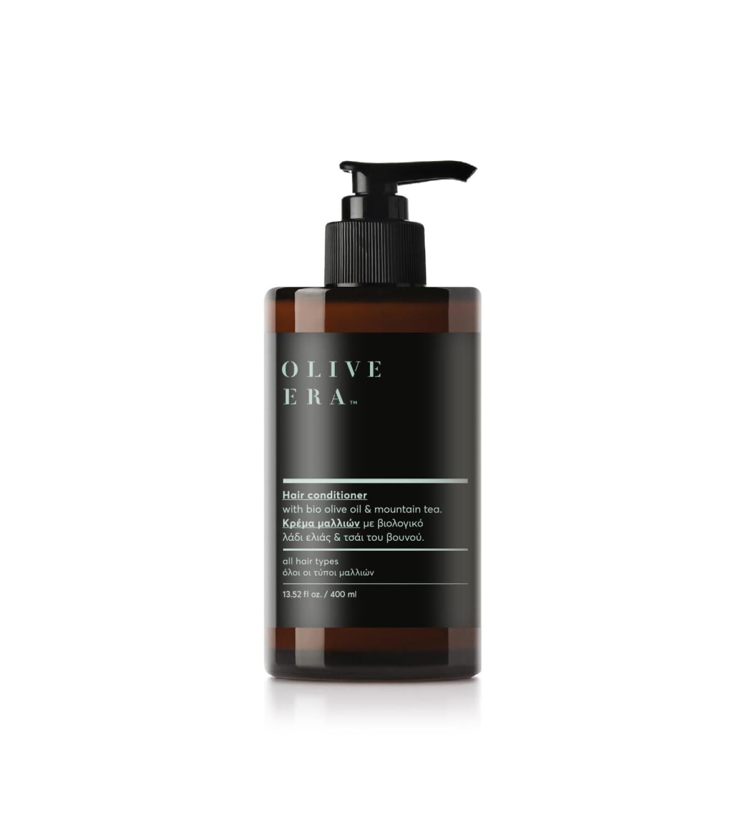  Olive Era Organic conditioner with mountain herb tea and olive oil 400 ml for all hair types - Buy Online on GoSupps.com