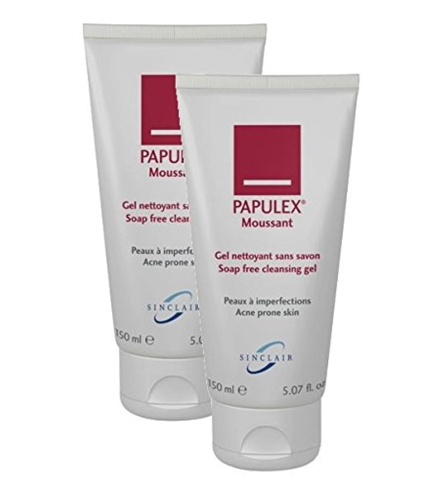 Papulex Moussant 150 ml 2 pieces