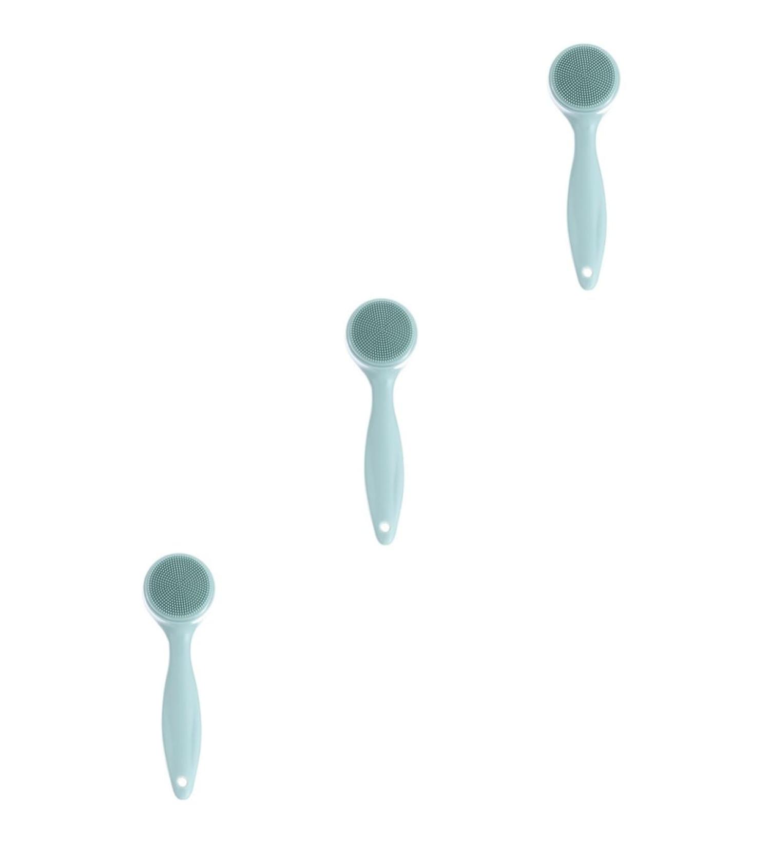 3 Sets Silicone Cleansing Brush Set - Exfoliator Face Massager & Pore Scrubber | Shop Internationally - Buy Online on GoSupps.com