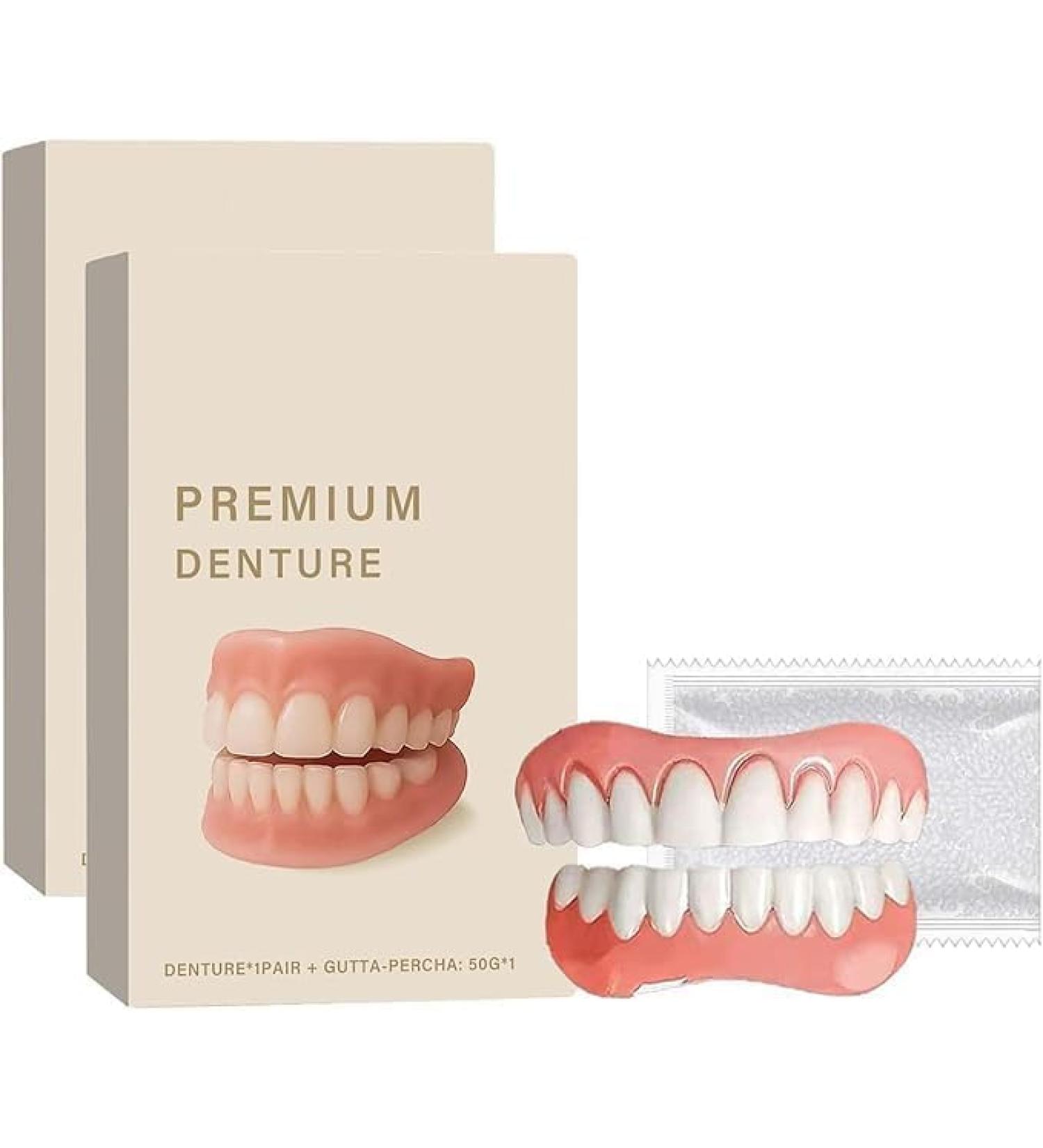 Ensemble de proth ses dentaires de qualit sup rieure Dents d'aspect naturel confortable pour un usage quotidien ensemble de proth ses compl tes personnalis es avanc es imperm ables et l g res 2 - Buy Online on GoSupps.com