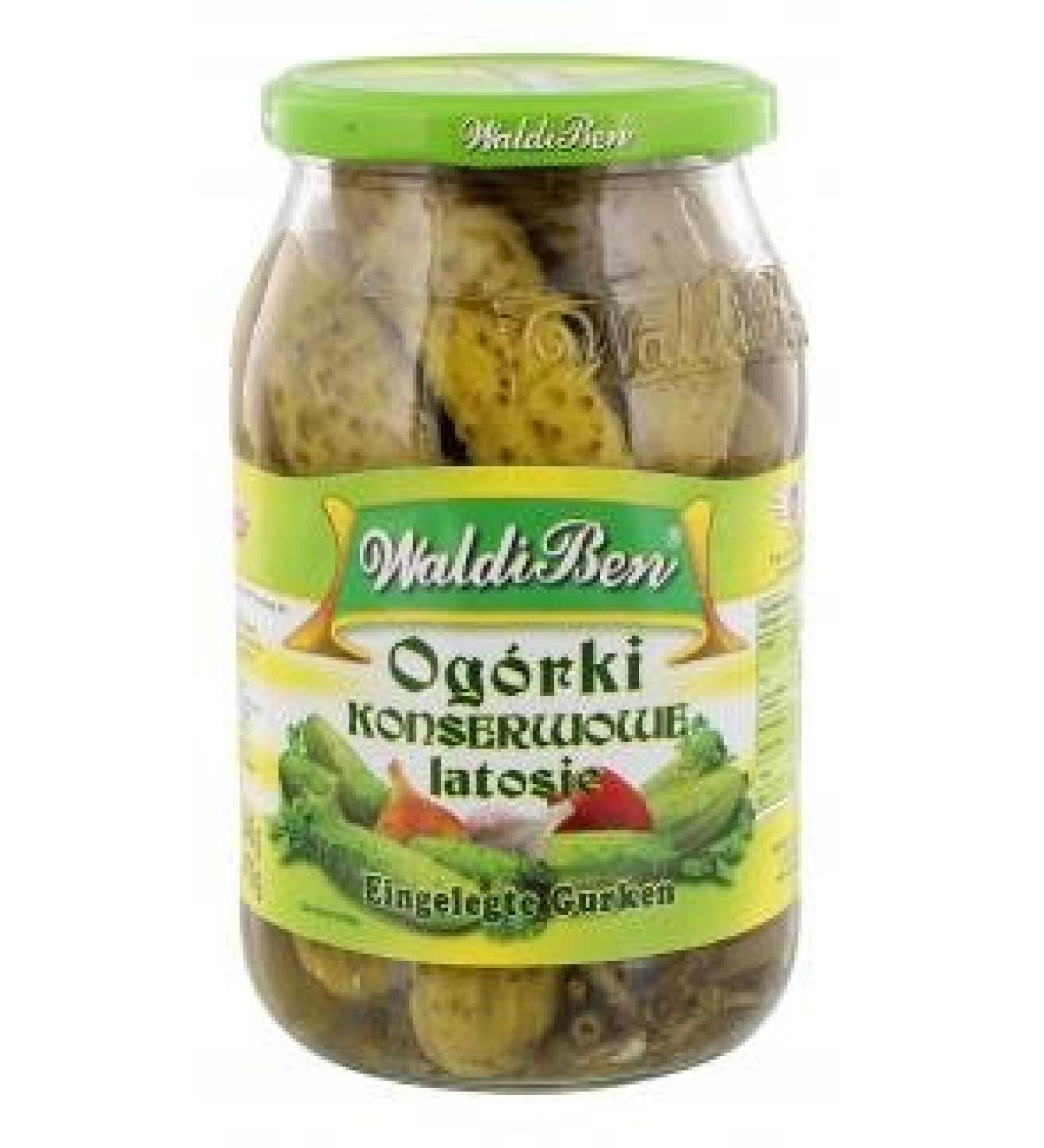 Polish style pickled cucumbers "Ogorki Kaktuskie" 840 g
