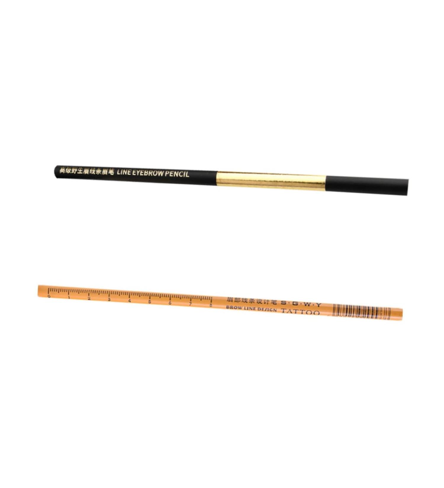 Balacoo 2pcs Eyebrow Pencil Eyeshadow Pencil Eyeliner Pencil Eyebrow Beauty Pencils Filler Girl Wooden 1 count (Pack of 1) As Shown - Buy Online on GoSupps.com