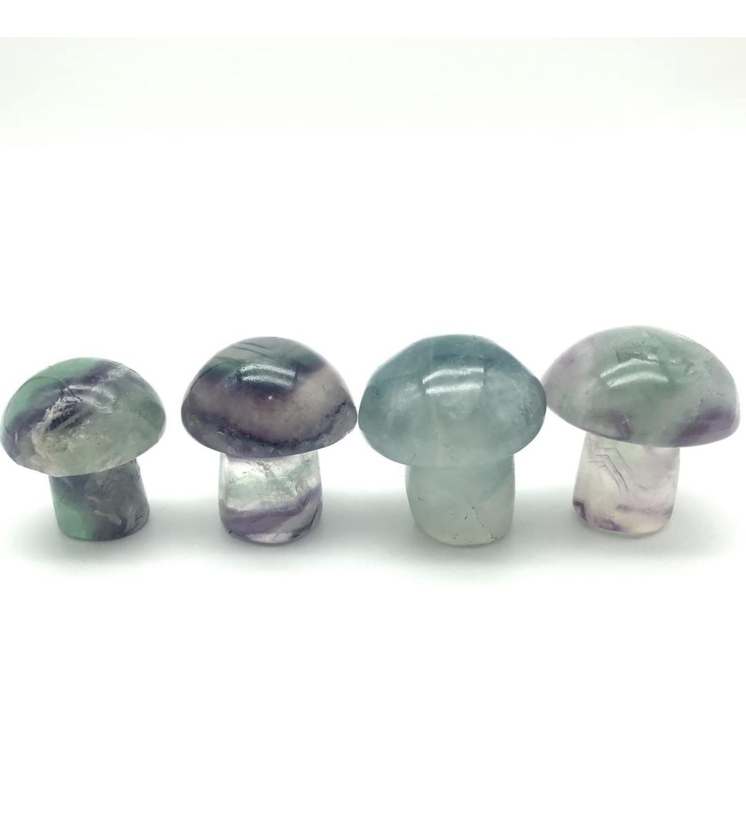 Specimen Natural Green Purple Fluorite Crystal Mushroom Shaped Polished Stone DecorNaturalStones and CrystalsStone ZJGIDTEM - Buy Online on GoSupps.com