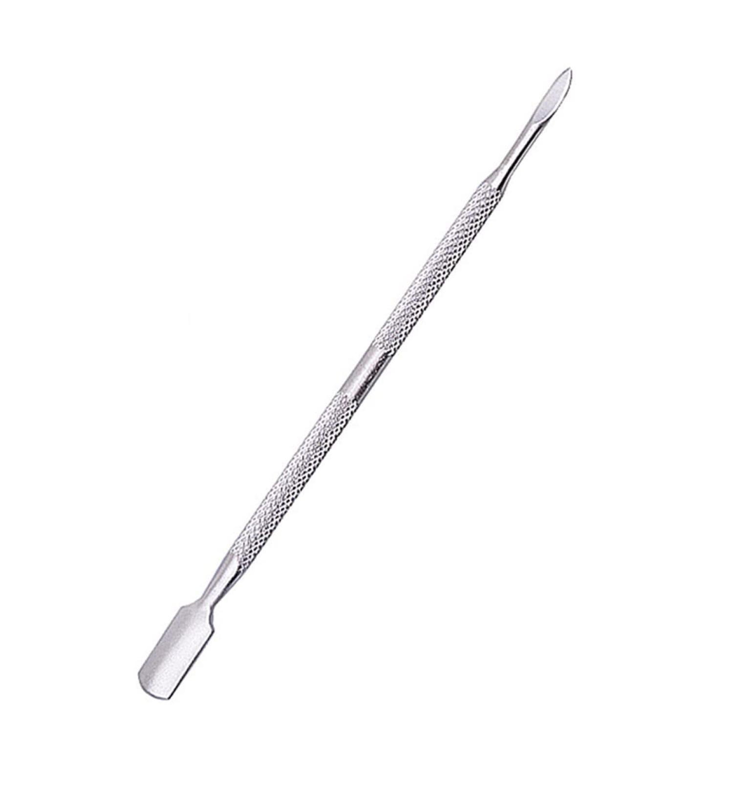 Rainbow Stainless Steel Nail Cuticle Pusher Tweezer Nail Art Files Gel Polish Manicure Care Groove Tool 18