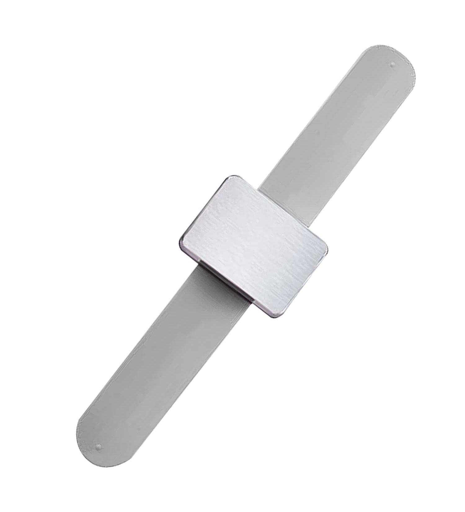 1pc Silicone Magnetic Bracelet Square Magnetic Wrist Strap Portable Pin Pad Bracelet Magnetic Pin Pad Wrist Strap for DIY Sewing Hairdressing. (Silver)  - Buy Online on GoSupps.com