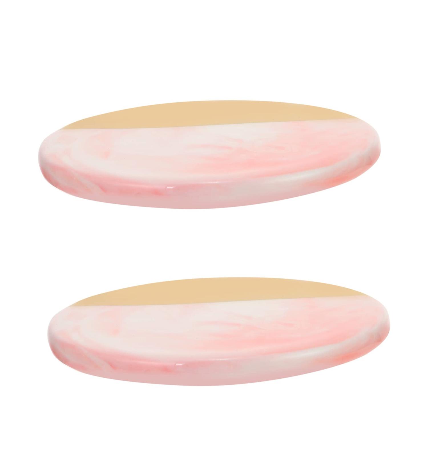  STOBOK STOBOK Makeup Palette Marble Palette with Gold Trim Jewelry Storage Tray Nail Art Holder Plate - Buy Online on GoSupps.com