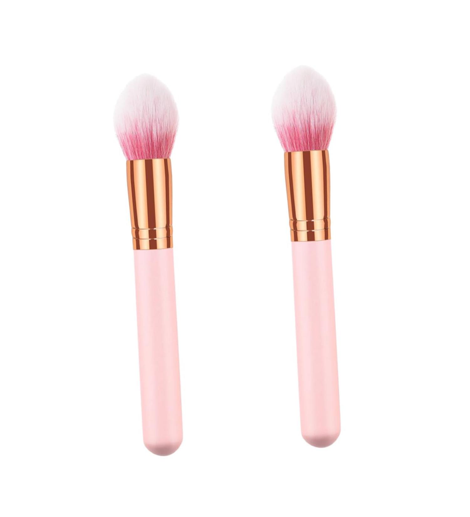 Healeved 2pcs Powder Brush Face Brush Makeup Brush Makeup Brush for Woman Powder Makeup Brush Wooden - Buy Online on GoSupps.com