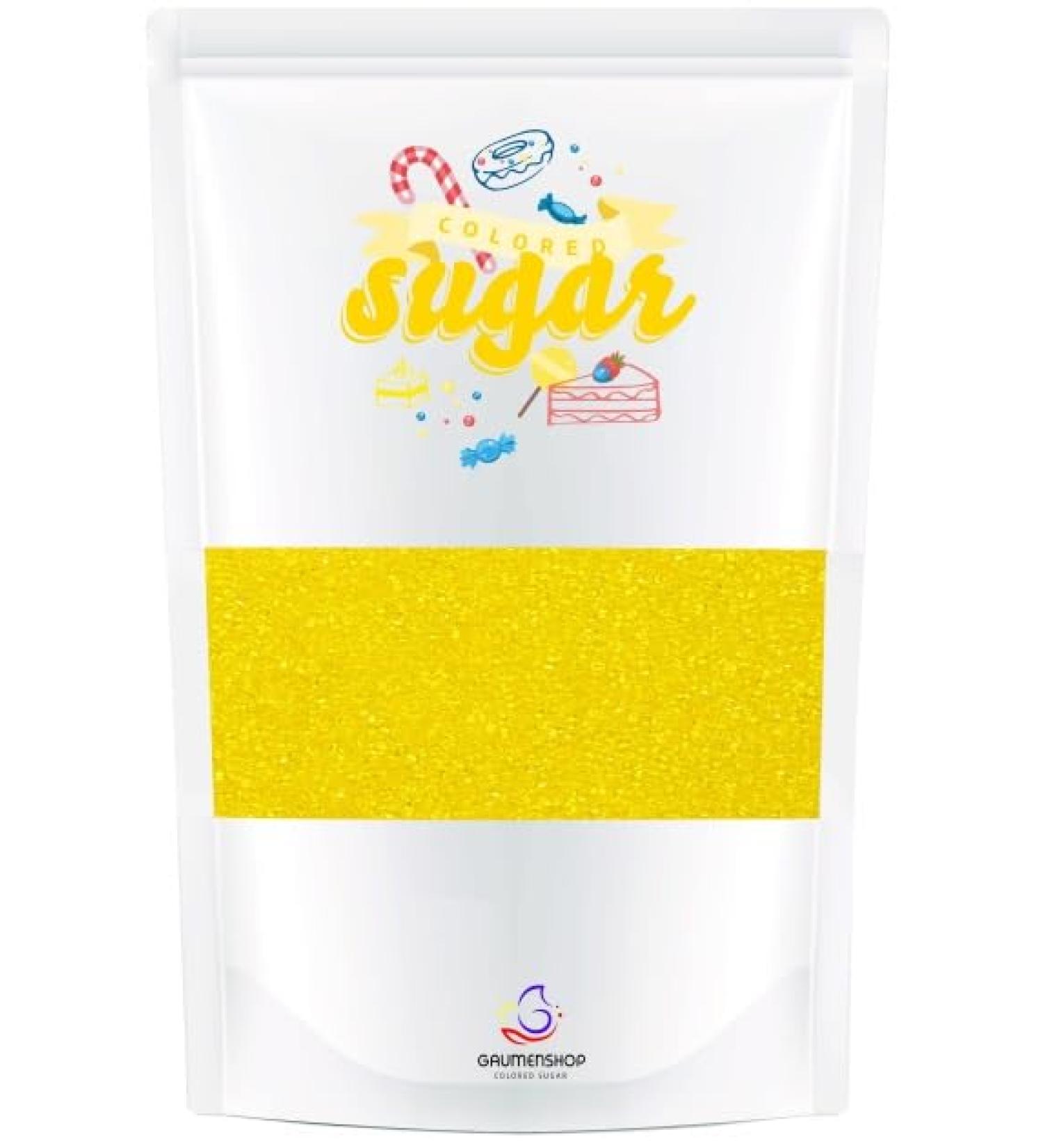 Coloured Sugar Yellow Sun Yellow 100g Decorative Sugar