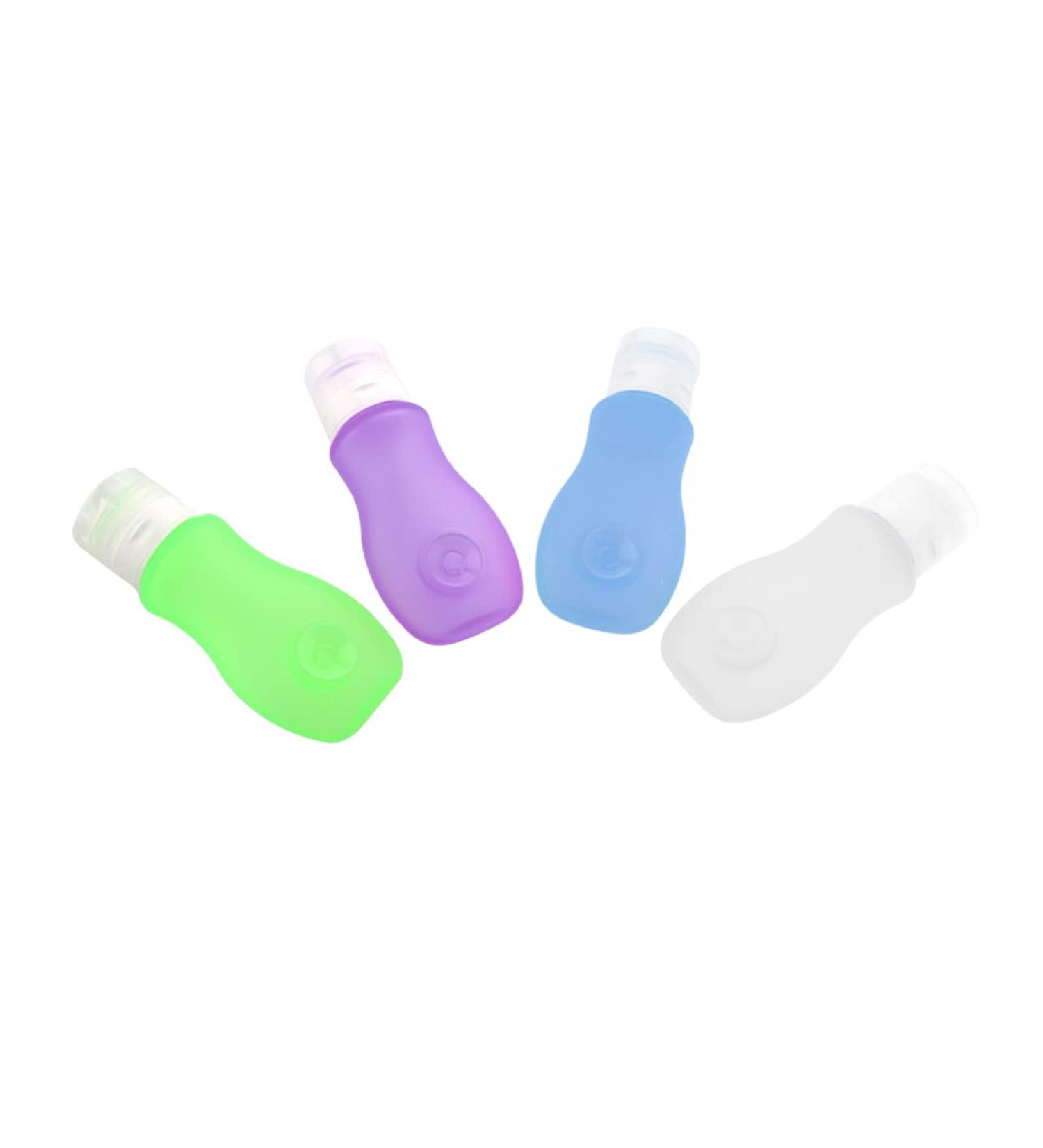 minkissy 4 Toiletries Dispenser Refillable Travel Container Refillable Lotion Container Empty Travel Tube Lotion Bottle Small Shampoo Dispenser Empty Shampoo Tube Travel Size Filling - Buy Online on GoSupps.com