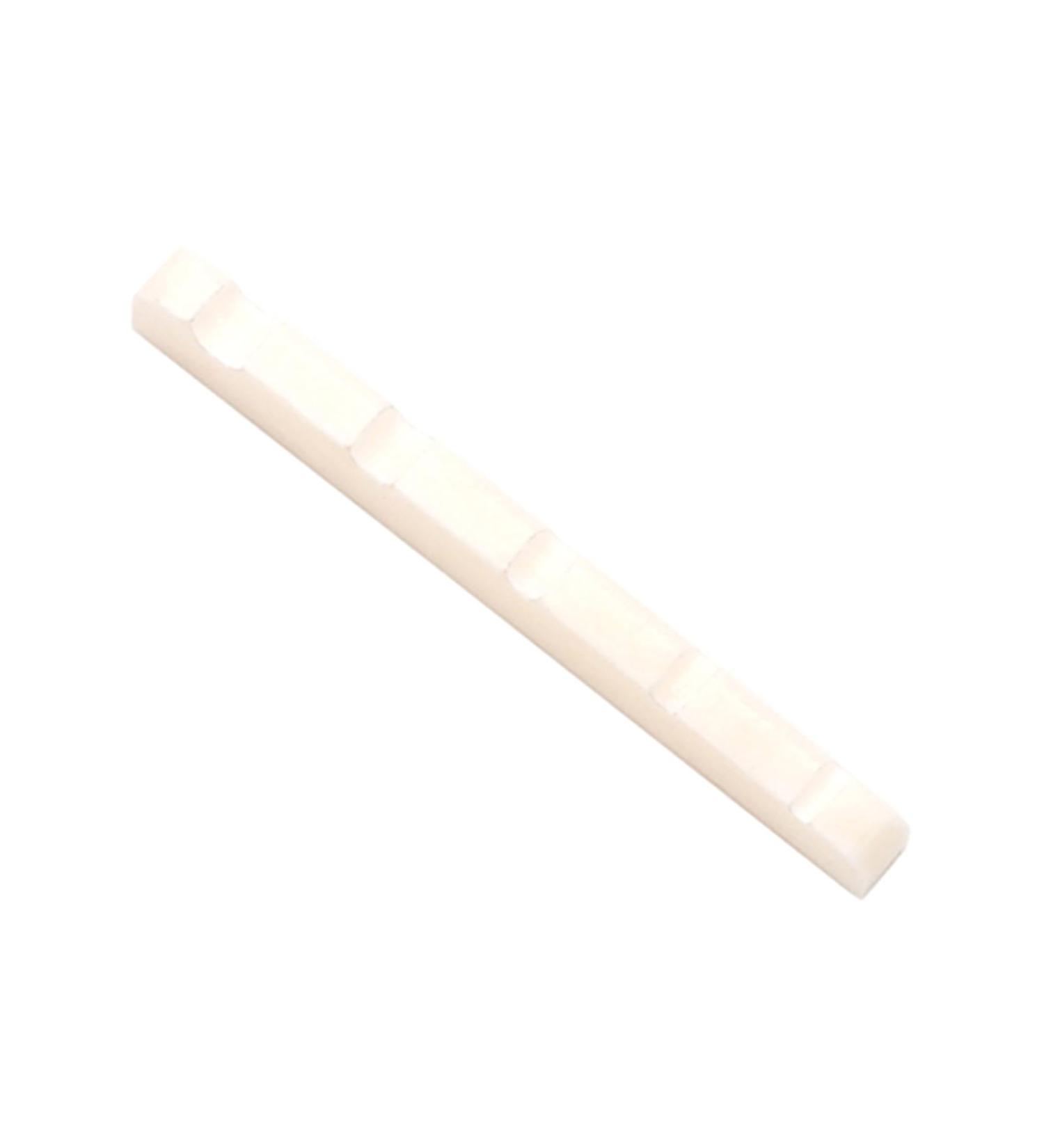 SAKEIOU Durable 5 String Bass Nut Replacement Flat Bottom Electric Guitar Bass Slotted Bone Nut Music Instrument Accessories - Buy Online on GoSupps.com