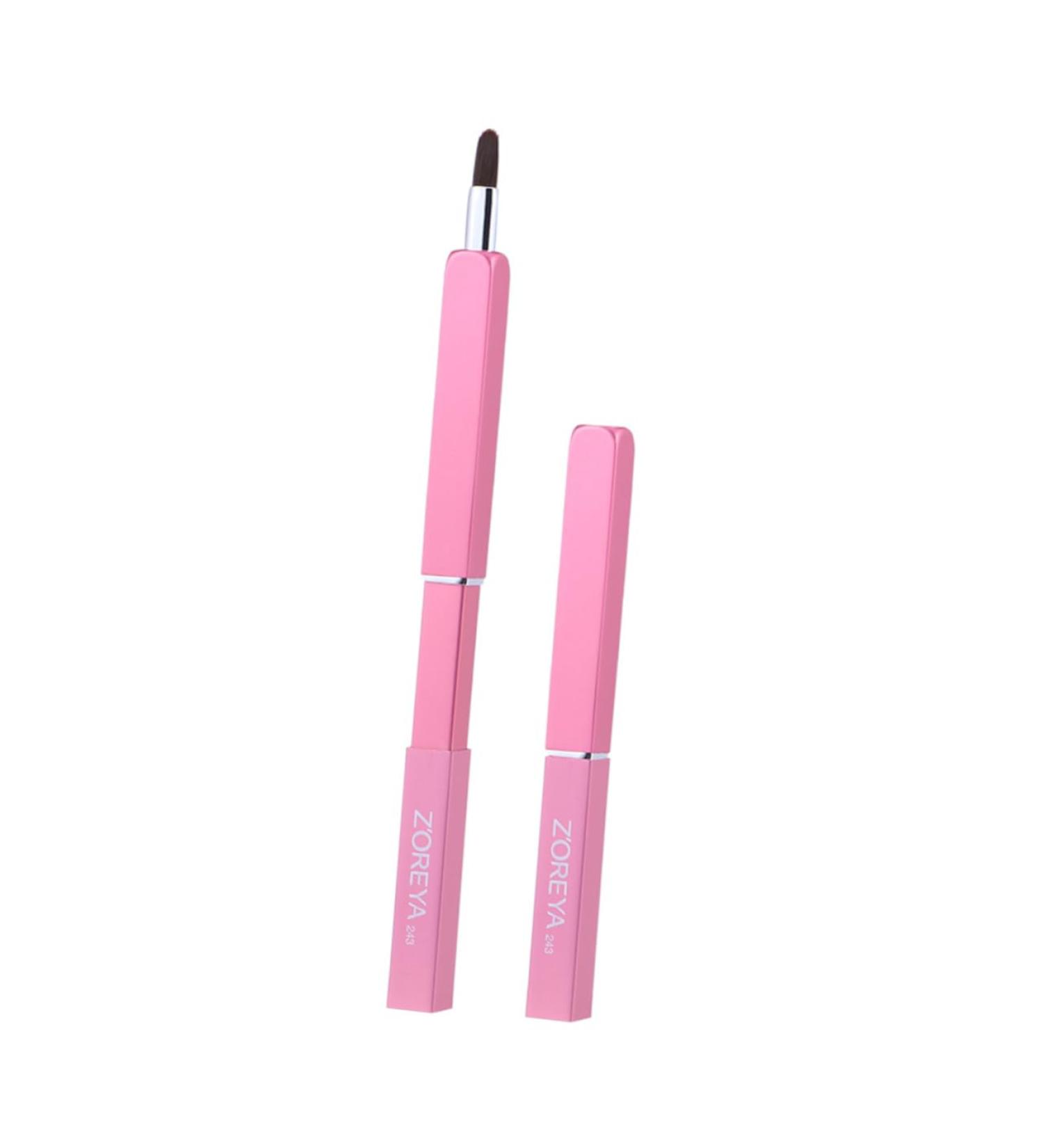 MAGICLULU Portable Lipstick Applicator & Travel Makeup Brush Flexible Eye Brushes for Lip Gloss & Eyebrow Application Mini Pink Lip Brushes for On-the-Go Beauty - Buy Online on GoSupps.com