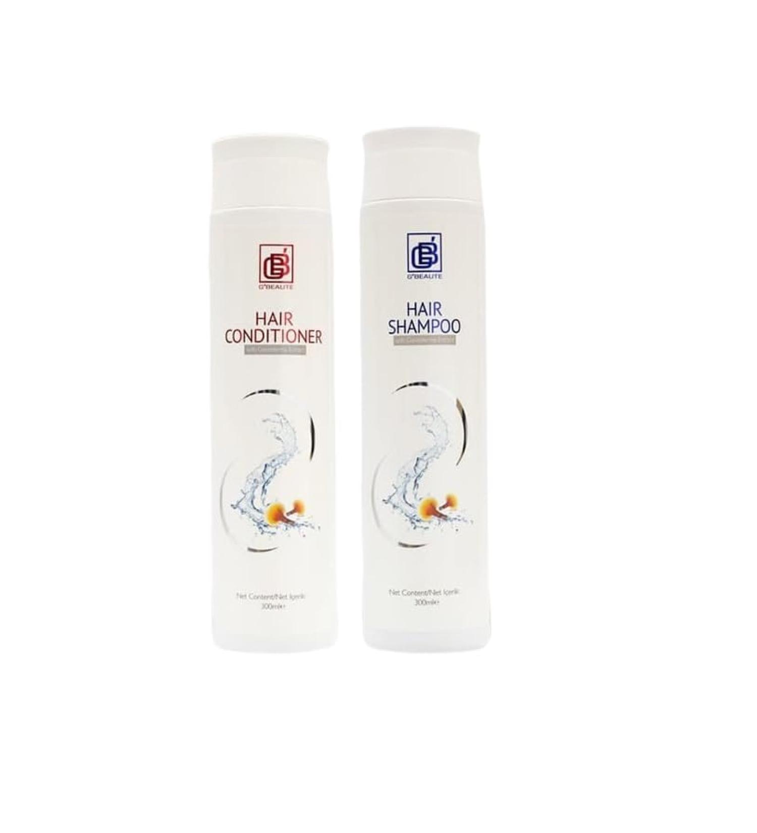 Shop Gano Excel Hair Shampoo & Conditioner Set - Natural Volumizing & Shining Hair Care with Ganoderma (300ml Each) - International Shipping Available - Buy Online on GoSupps.com