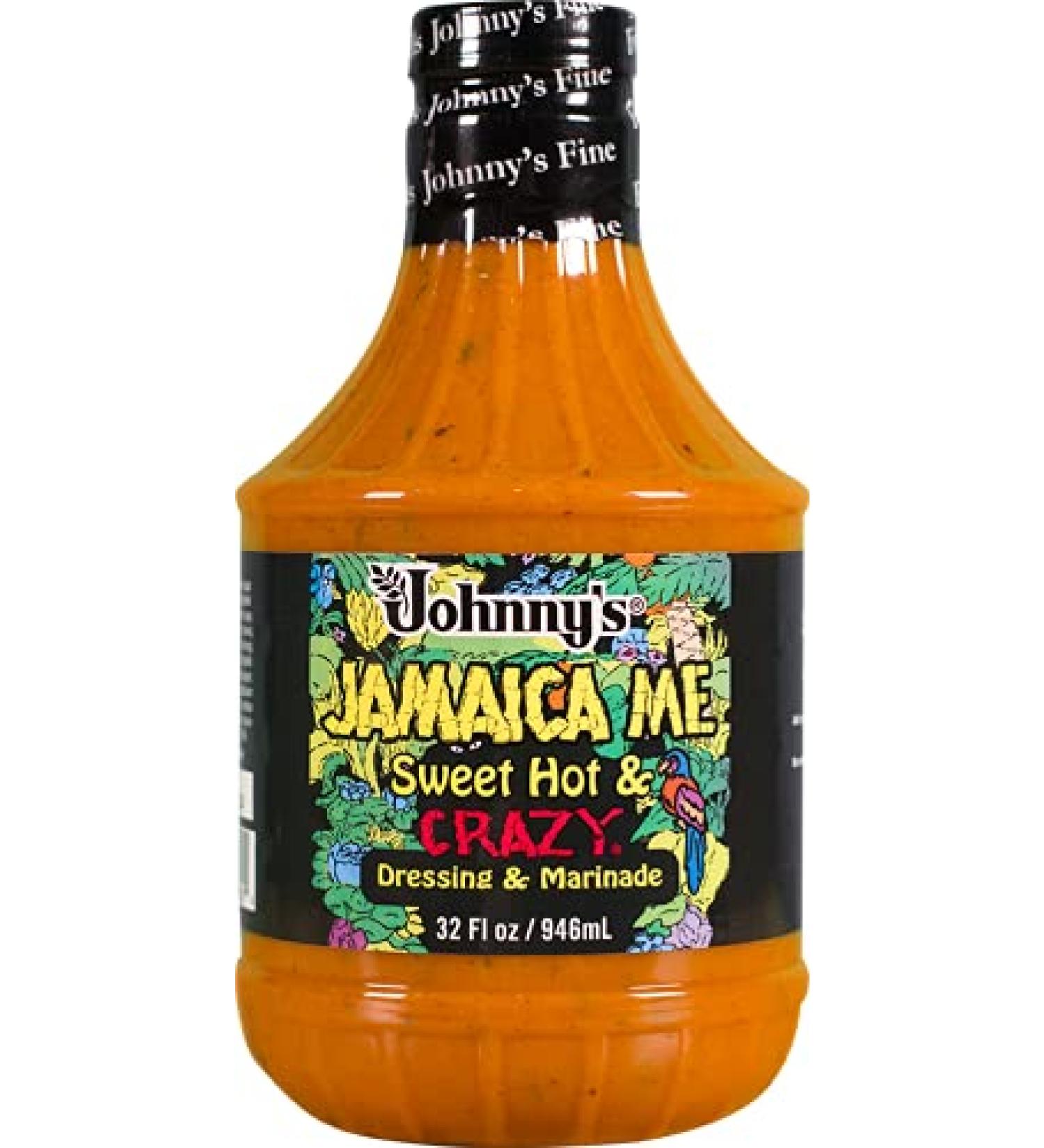 Johnny's Jamaica Me Sweet, Hot and Crazy Marinade Dressing (2 pack)