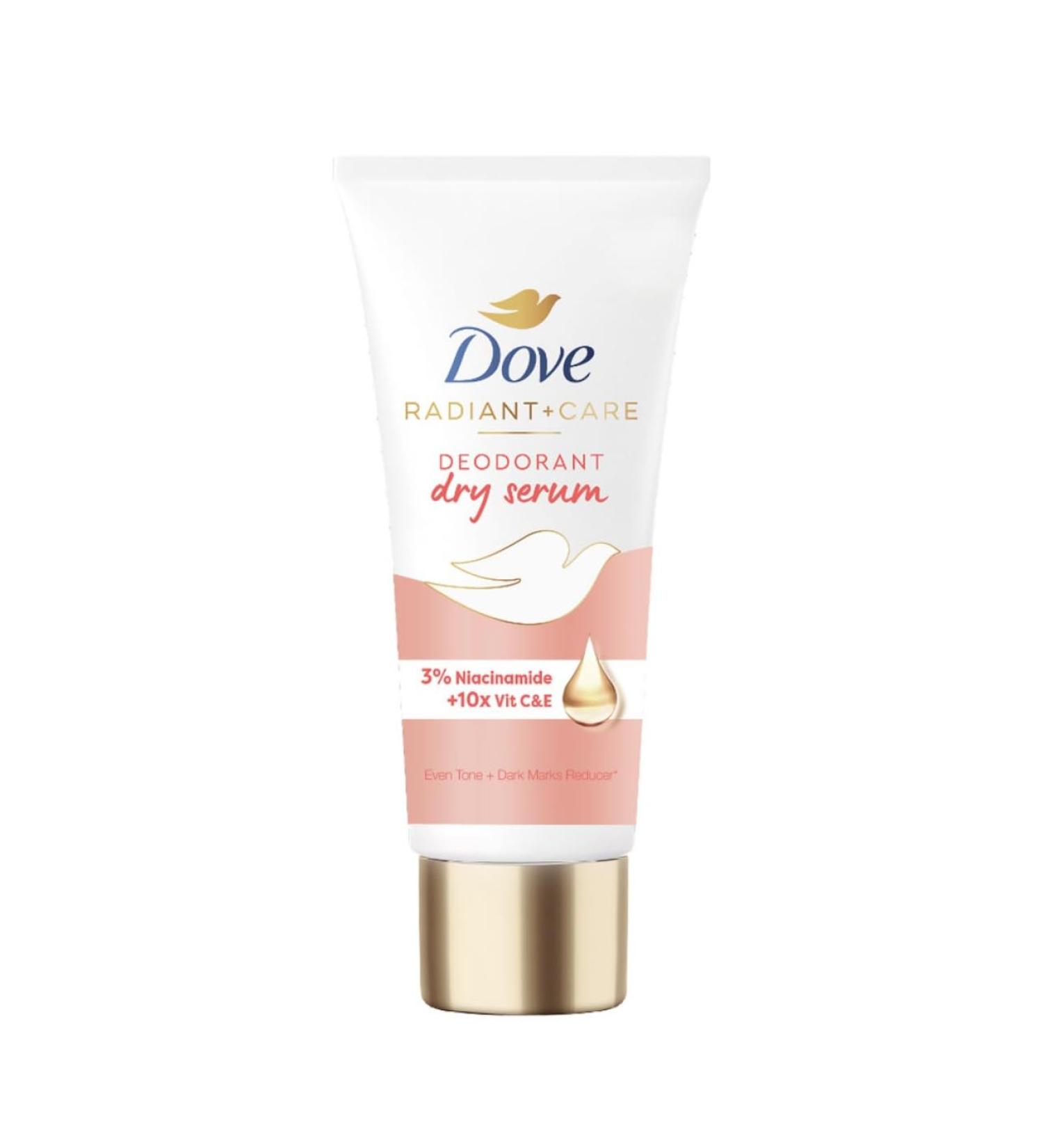 Dove Deodorant Dry Serum - Intensive Renew Minimizes Underarm Pores Collagen & Vitamin E 48H Protection - Buy Online on GoSupps.com