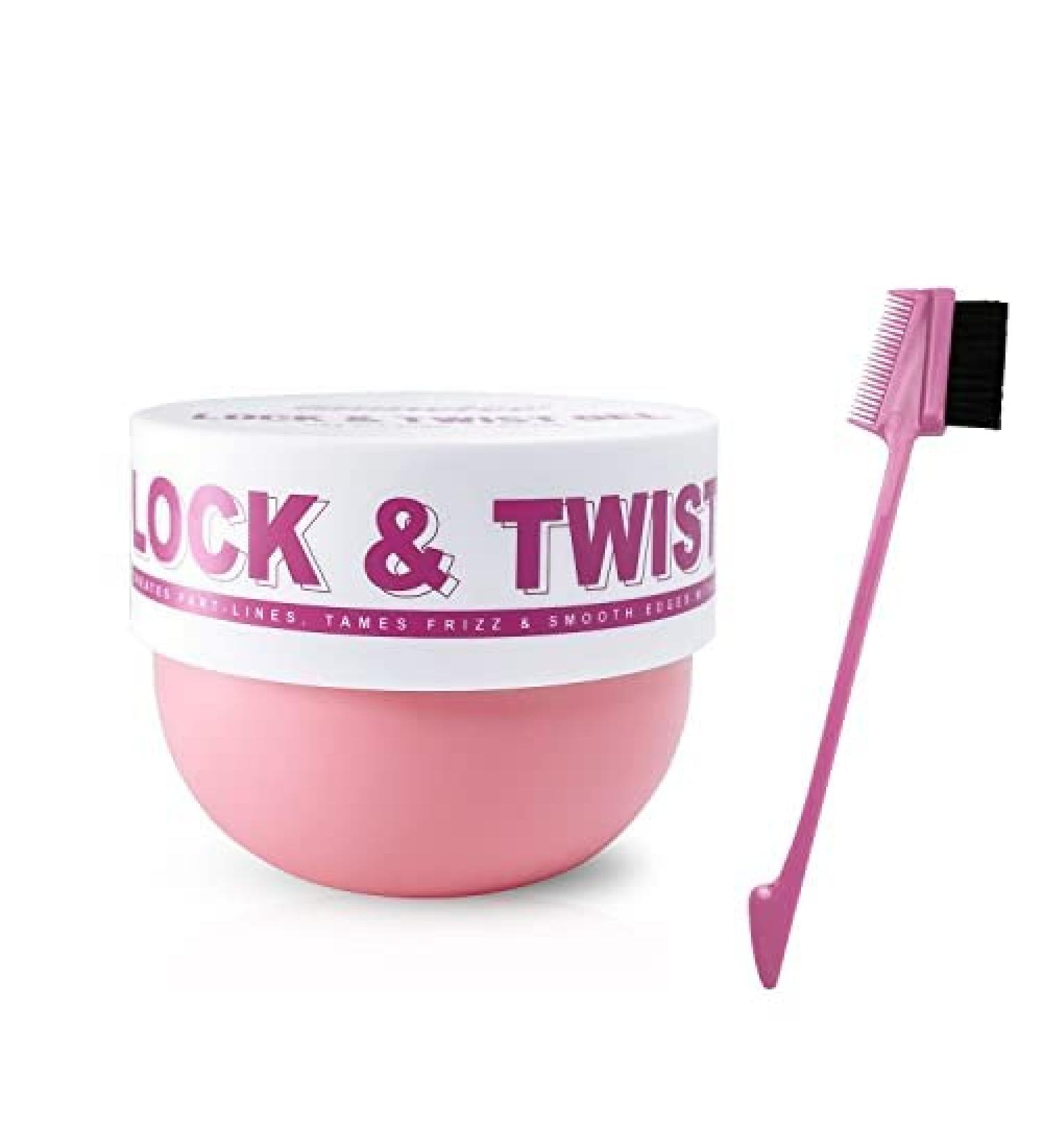 Immetee Twist and Lock Gel 200g - Frizz Control Hair Styling Gel for Men and Women - Braiding Gel with Brush - Buy Online on GoSupps.com