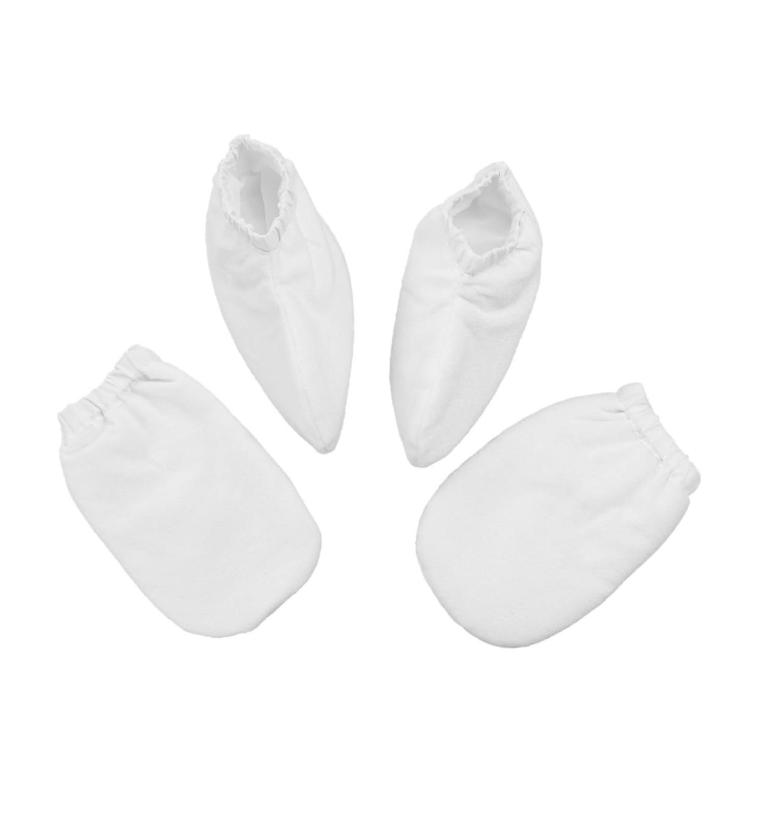 Veemoon 2paires Paraffine ponge pour Bain de Paraffine Isolants pour Soins Chaleur Spa Blanc - Buy Online on GoSupps.com