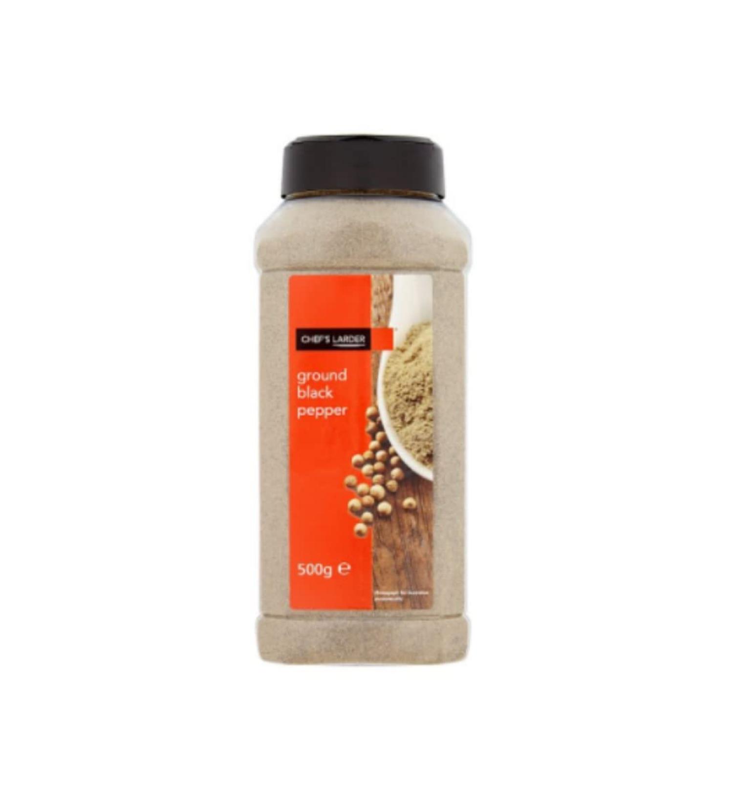 Chef's Larder Ground Black Pepper 500g x 6