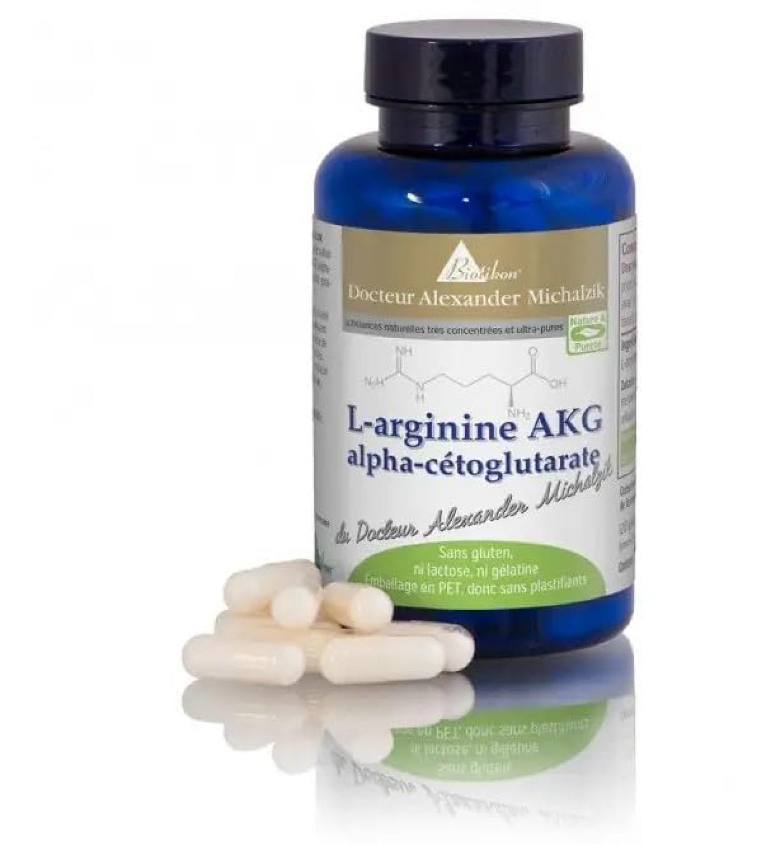 L-Arginine AKG - 2500 mg Alpha-Ketoglutarate Supplement | Pure & Additive-Free - BIOTIKON  - Buy Online on GoSupps.com