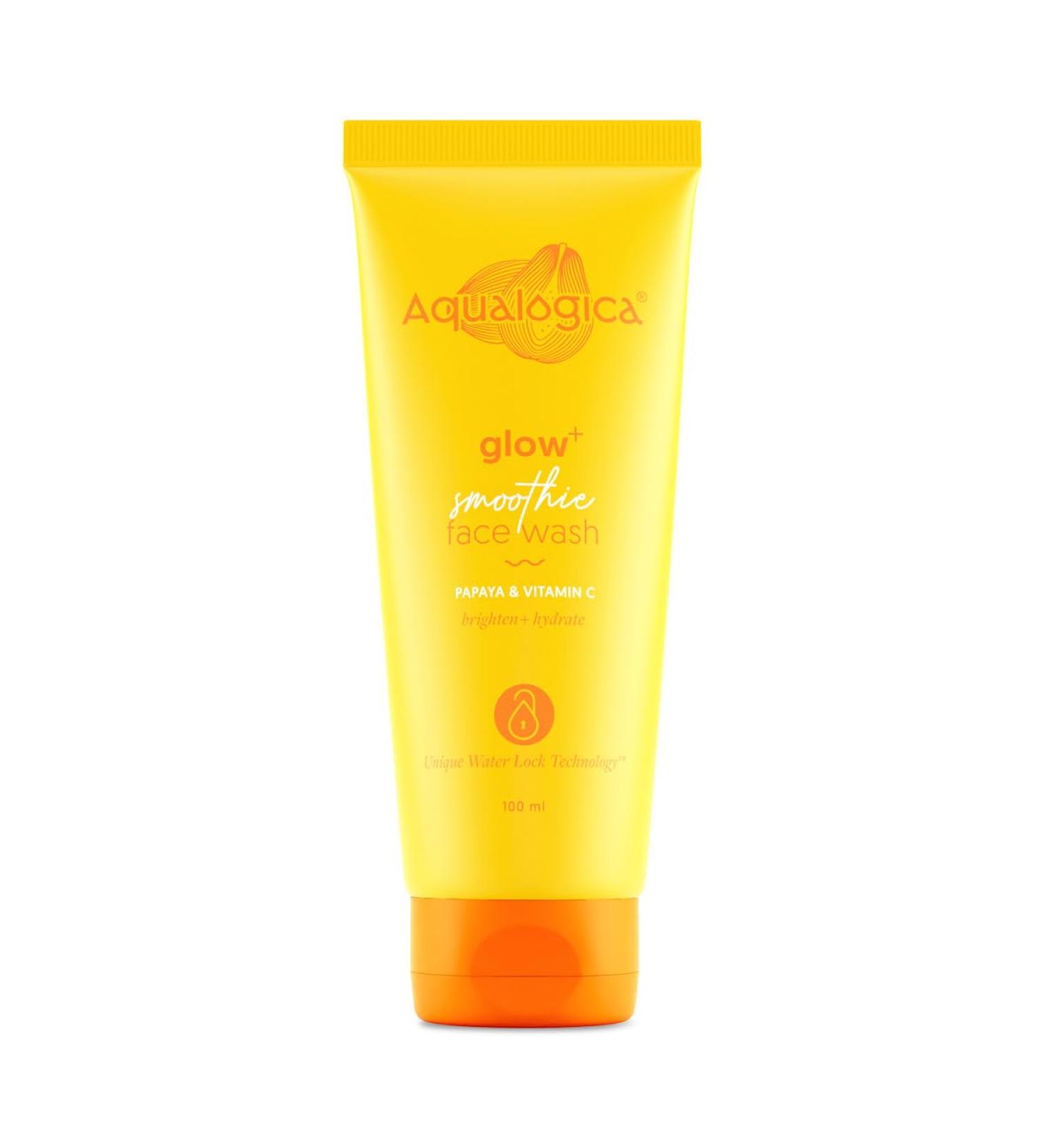 Glow+ Smoothie Face Wash | Vitamin C & Papaya | Cleanse Dirt & Impurities | Healthy Glowing Skin | 3.38 Fl Oz/100ml - International Shipping Available - Buy Online on GoSupps.com