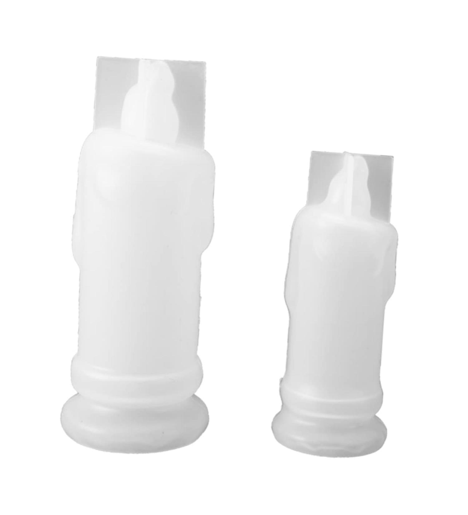 SHINEOFI 1pc Epoxy Silicone Molds Candle Mold Creative Crystal Mold Diy Crystal Drop Mold Candlestick White 5.3X12.5CM - Buy Online on GoSupps.com