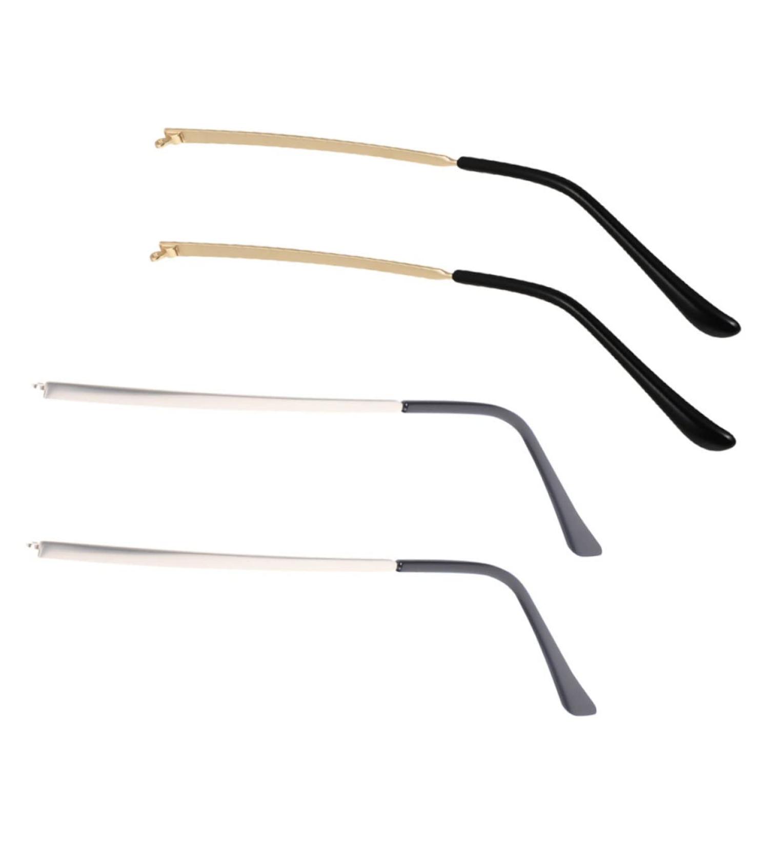 Villful Metallic Glasses Replacement Arms - 2 Pairs of Durable Sunglasses Legs | Global Shipping Available - Buy Online on GoSupps.com
