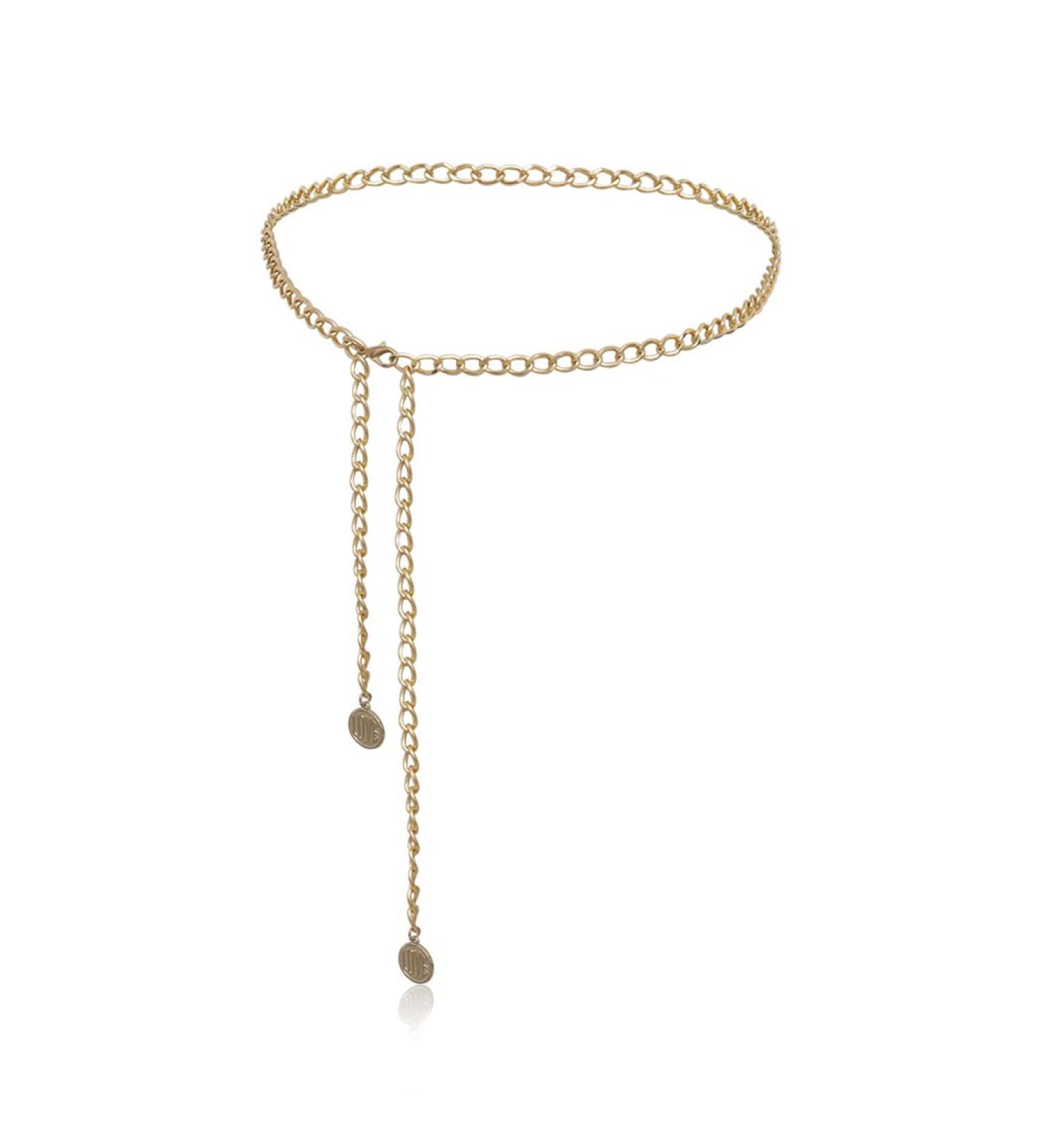 Urieo Gold Coin Tassel Waist Chain - Sexy Body Jewelry for Women & Girls - Buy Online on GoSupps.com