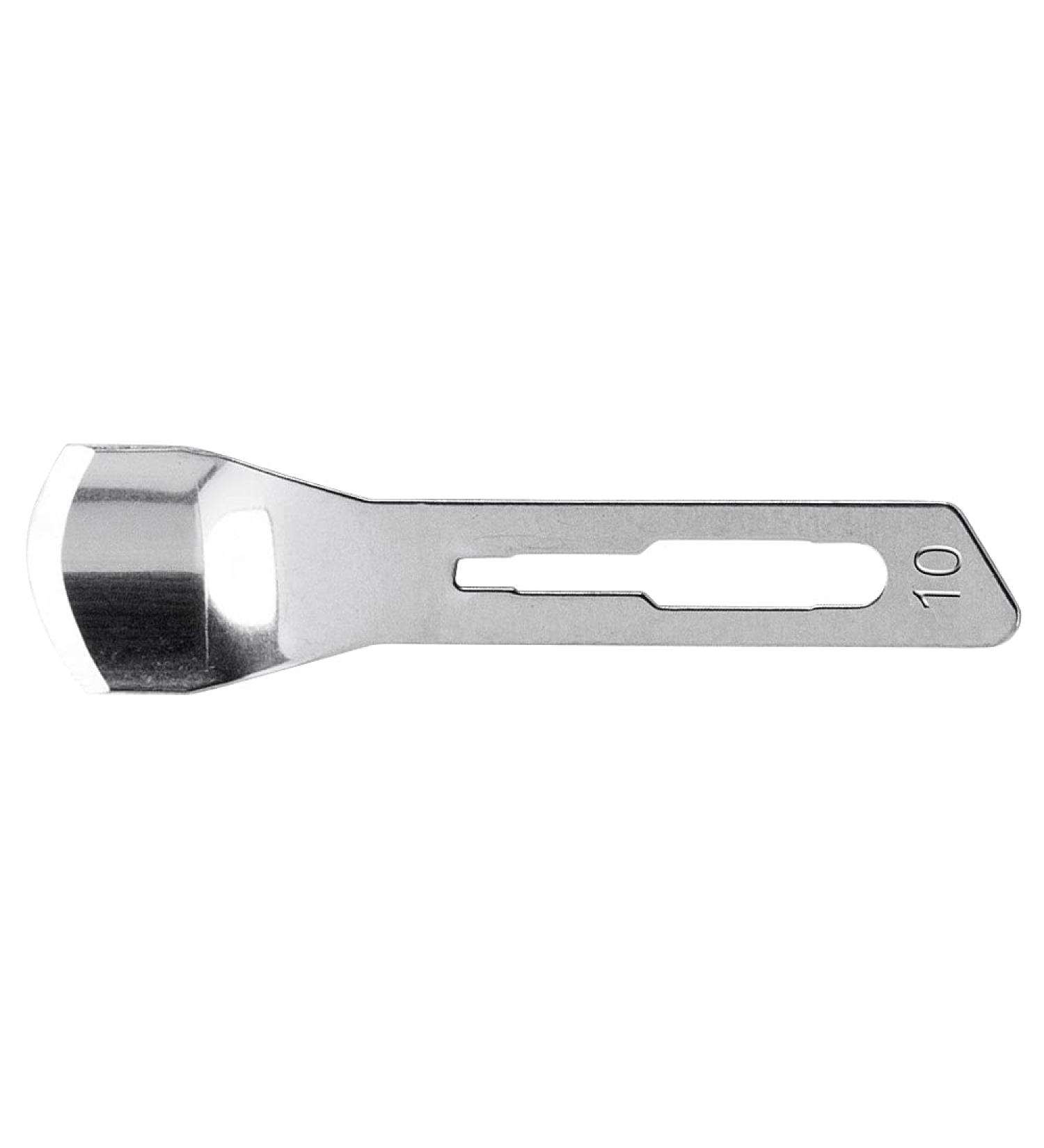 Kosmetex No.10 Hollow Chisel Blades - 10 Pcs for Ultimate Foot Care | International Shipping Available - Buy Online on GoSupps.com