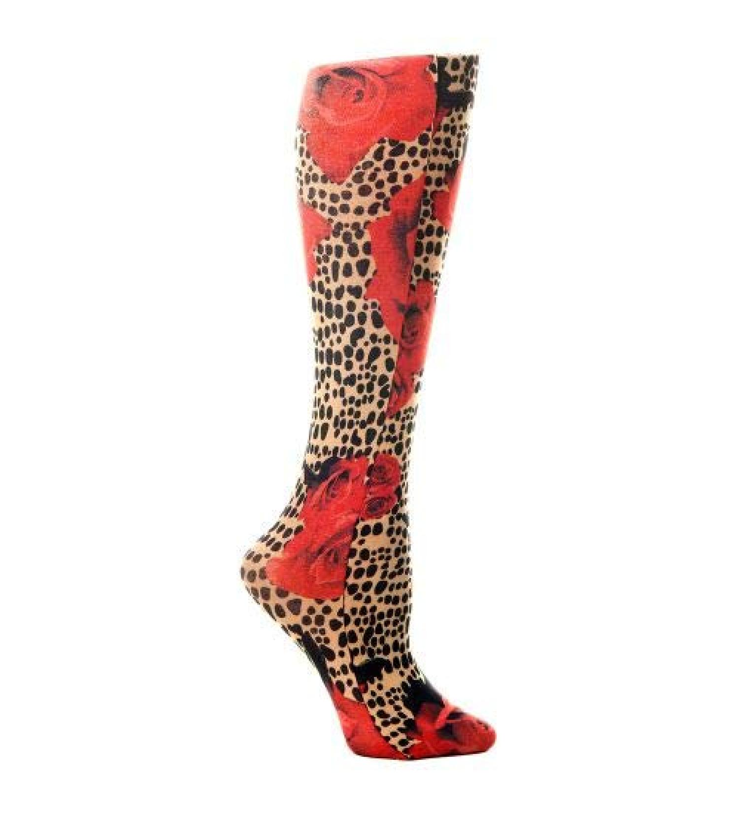 Red Moby Celeste-Stein-CMPSQ-1801 Womens 8-15 mmHg Compression Sock - Queen - Marla Red
