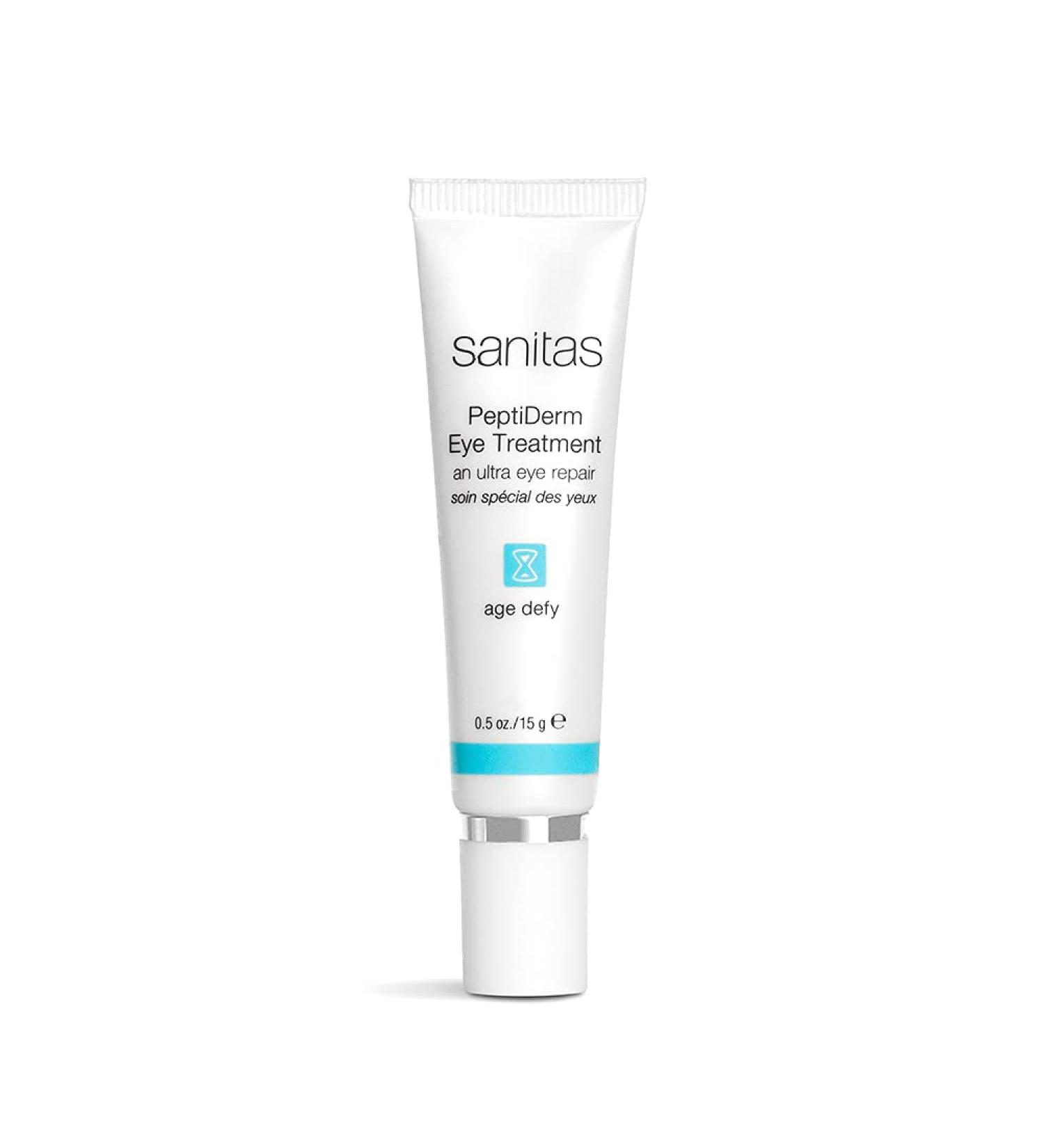 Sanitas Skincare PeptiDerm Eye Treatment - Multibenefit Daily Eye Therapy | 0.5 Ounce - Shop Internationally - Buy Online on GoSupps.com