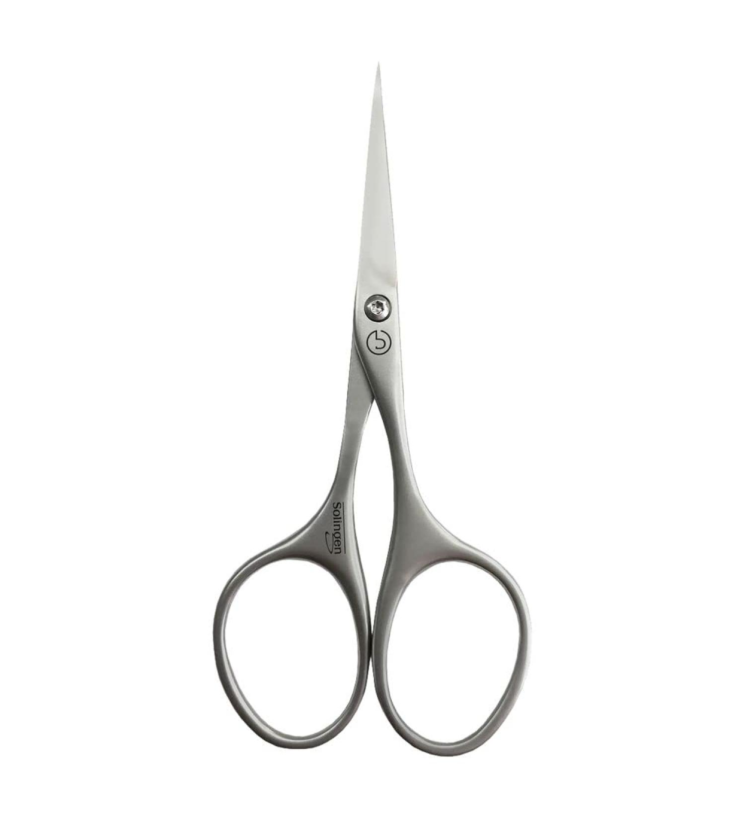 Eyebrow Scissor - Essential Beauty Tool - Made Of The Finest Stainless Steel - Perfect Size For Optimal Control - Sharpened By Hand For Lasting Precision - Extends The Brow Line - 1 Pc