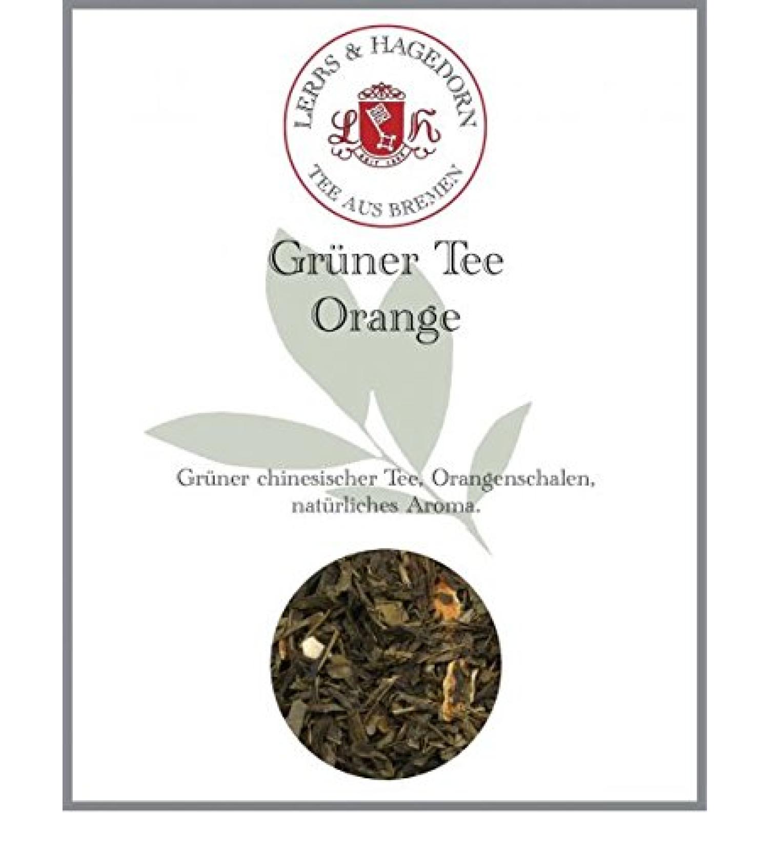  Lerbs & Hagedorn Green orange tea 1 kg - Buy Online on GoSupps.com