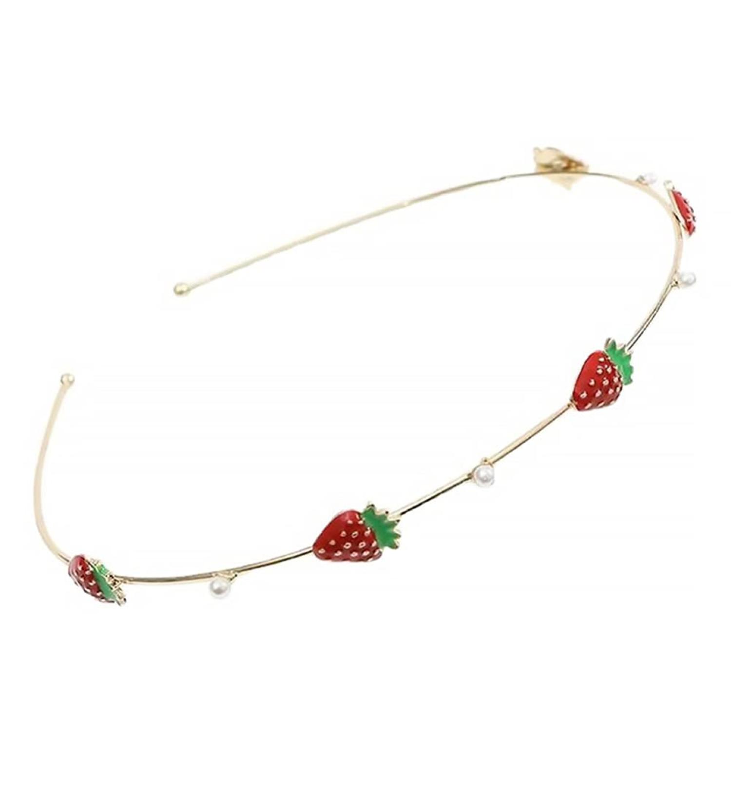 Generic Strawberry Headband Headpiece Hair Accessories Beauty Headbands Hair Hoop For Women Girls - Buy Online on GoSupps.com