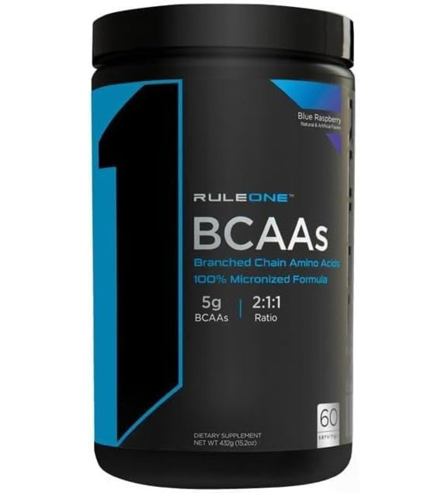  Rule 1 Proteins Rule1 BCAA Blue Raspberry - 510g - Buy Online on GoSupps.com