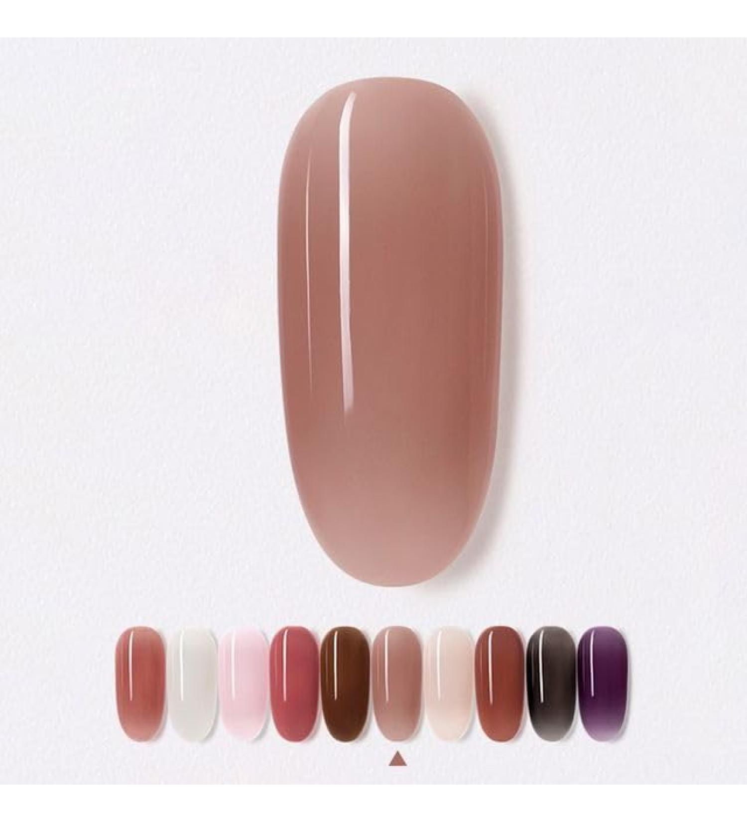 7.3ml Pink Gel Semi Permanent Top Coat Soak Off UV Gel Gel Nail Polish Transparent Jelly Gel Phototherapy Gel - (Color: 4) - Buy Online on GoSupps.com