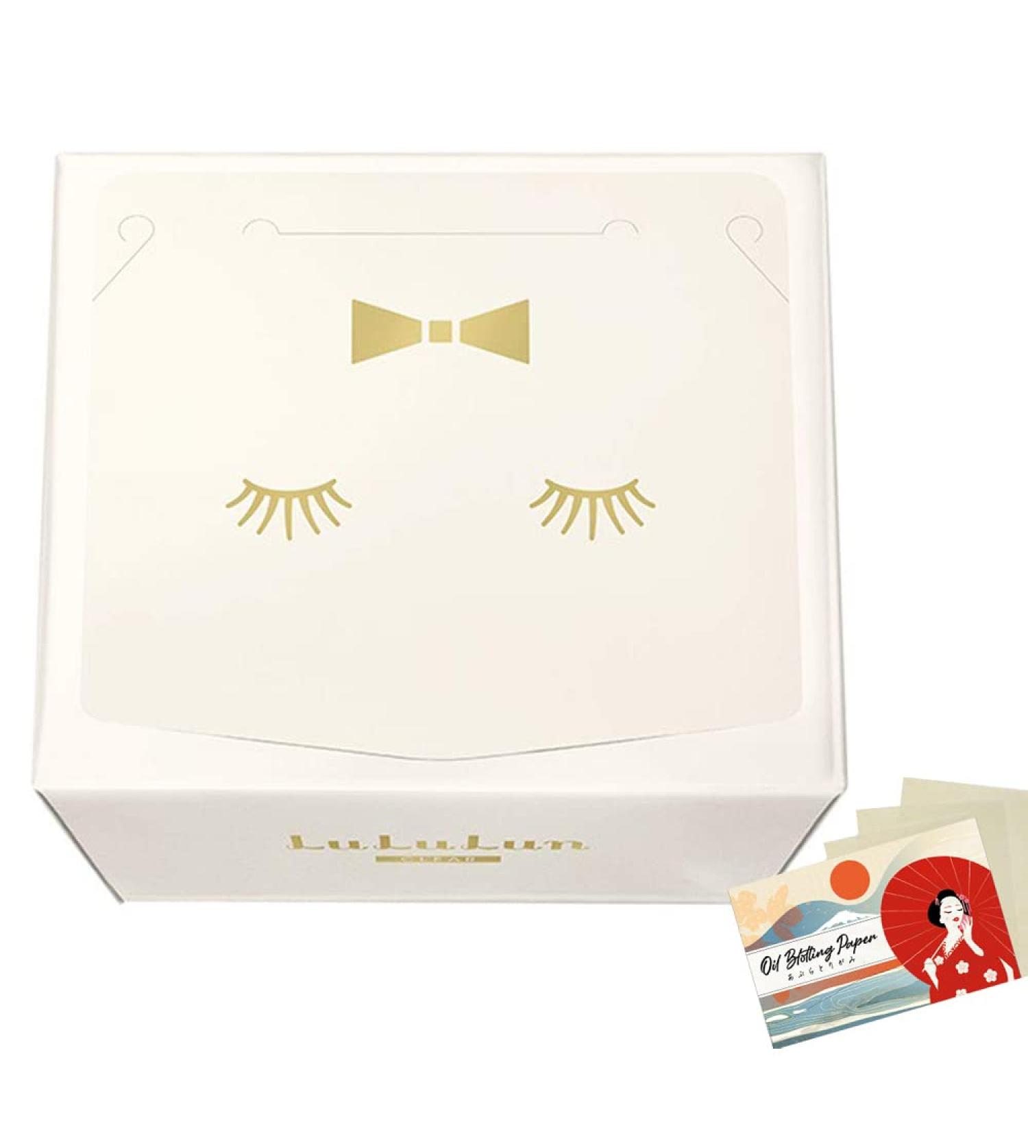 Buy Lululun Face Mask 32pcs Pro Vitamin C White & Maikohan Blotting Paper - Best International Shipping! - Buy Online on GoSupps.com