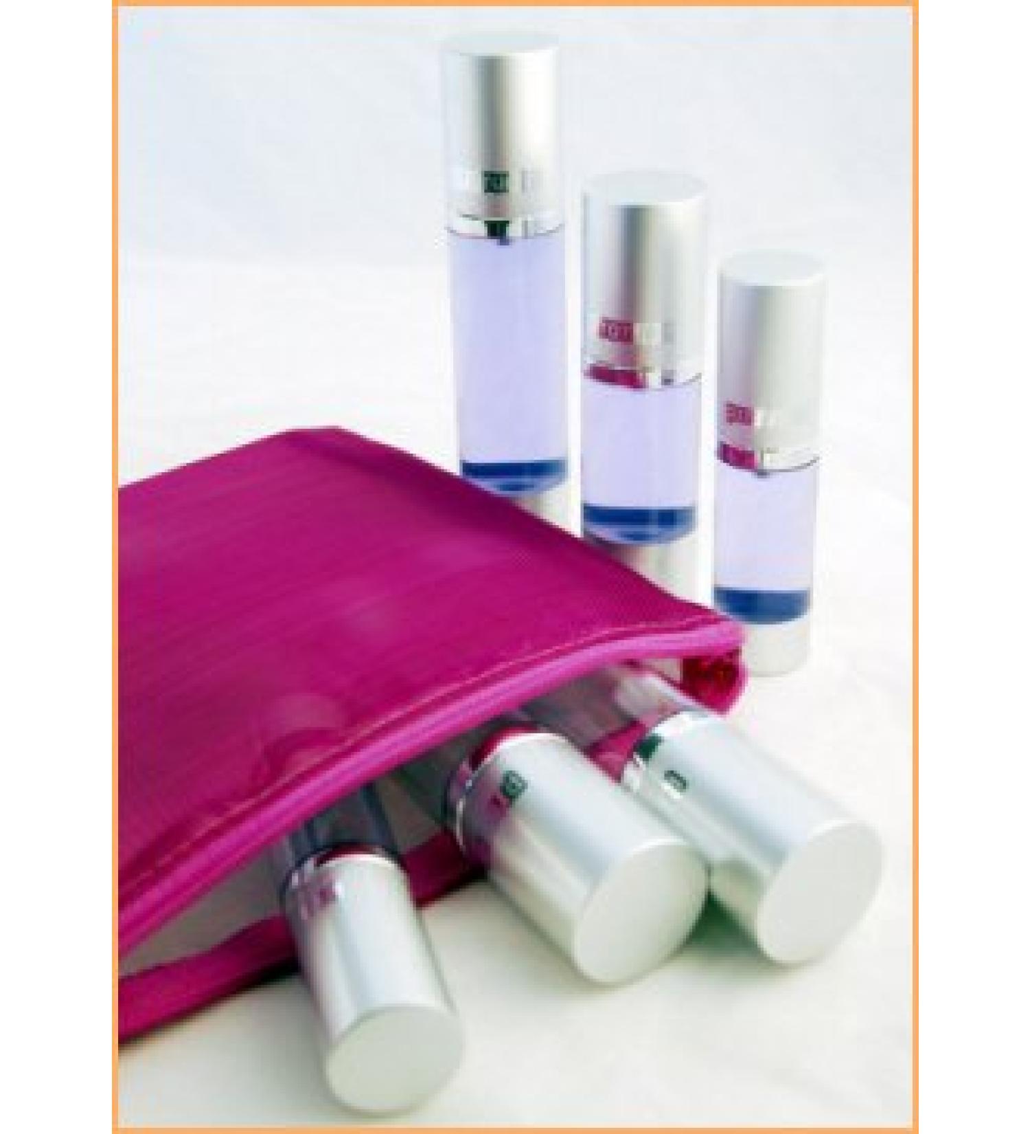 BottleWise Pitotubes 5pc. Travel Kit - Hot Pink | Convenient and Stylish Travel Bottles - Buy Online on GoSupps.com