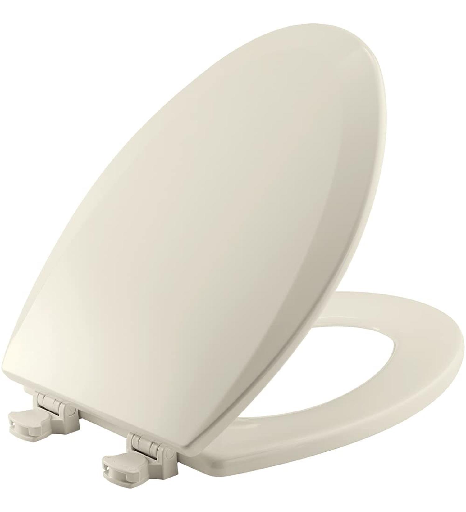 Bemis 1500EC-346 Elongated Toilet Seat in Biscuit/Linen - 1 Pack - Buy Online on GoSupps.com