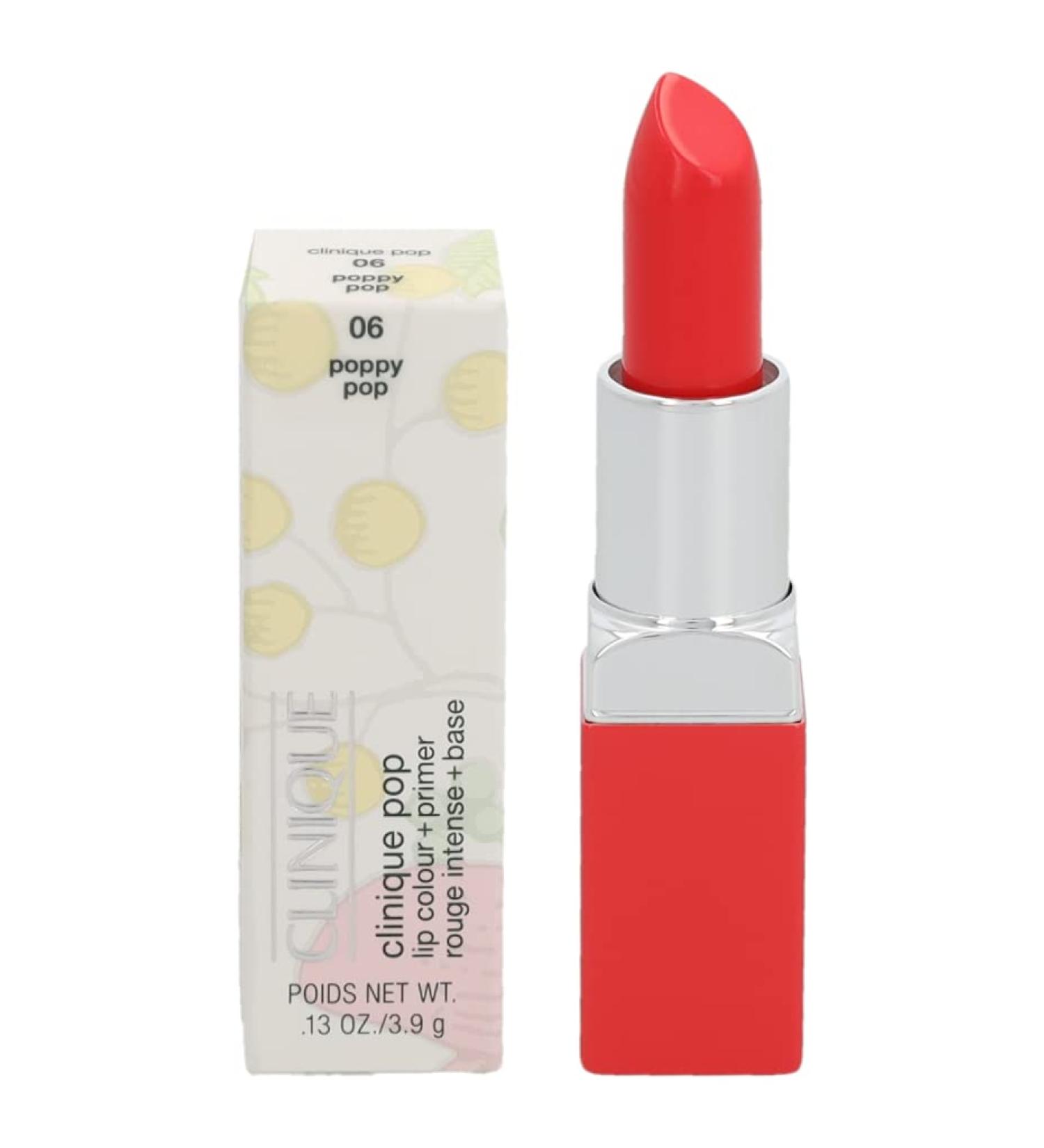 Clinique Pop Lip Color + Primer No. 06 Poppy - 0.13 Oz - Buy Online on GoSupps.com