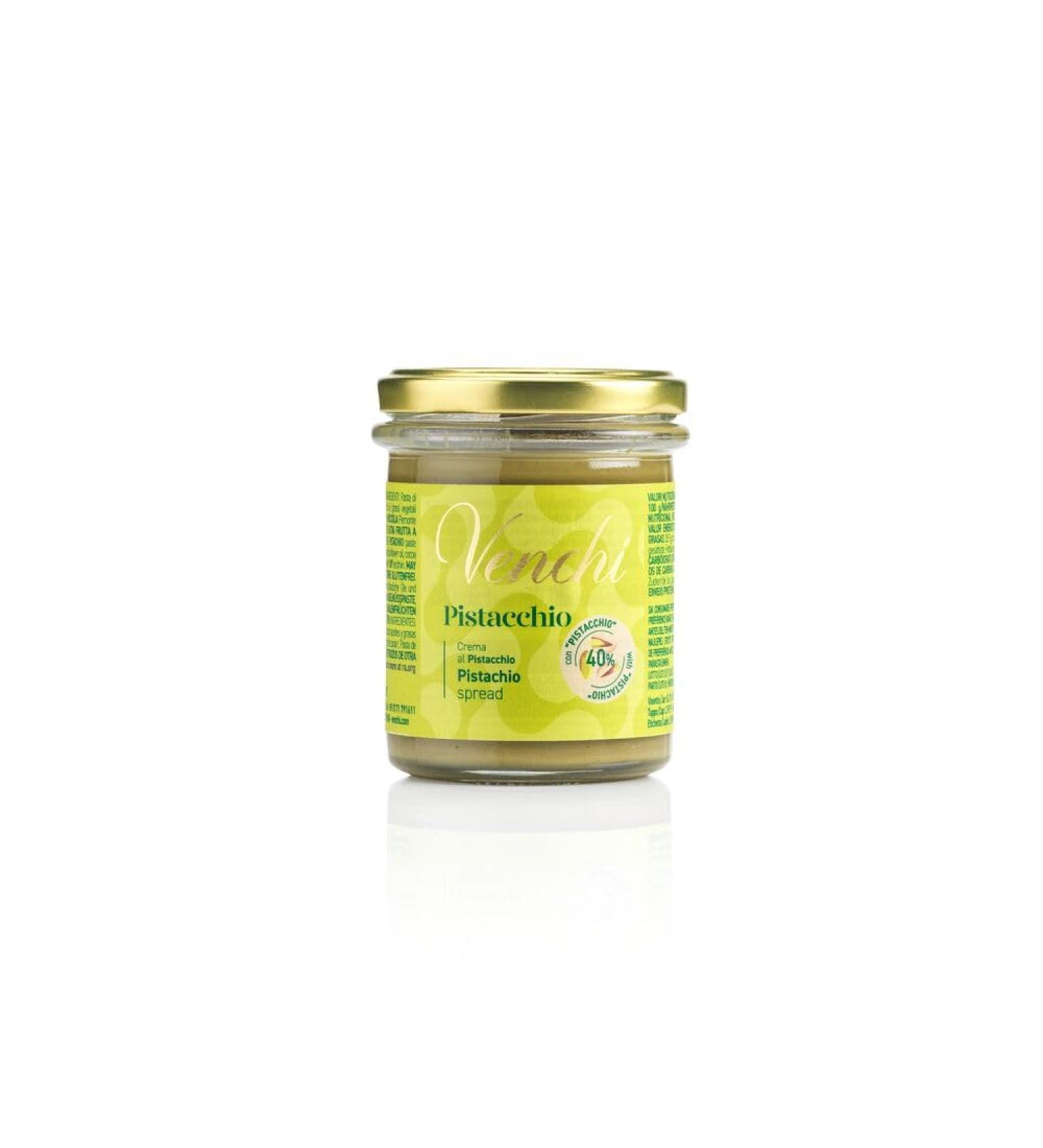 Venchi - Pistachio Spread 200 g - Limited Edition - Gluten Free - Gift Idea - Buy Online on GoSupps.com