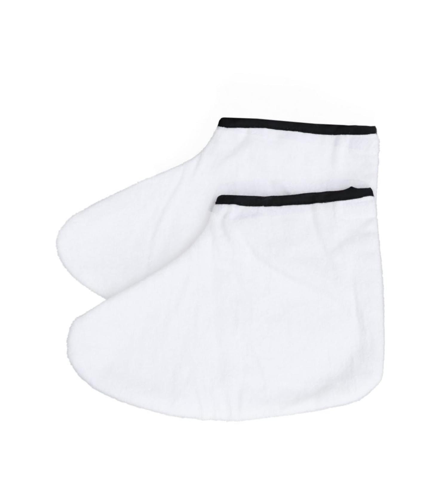 FRCOLOR 1 Pair Paraffin Foot Covers Wax Foot Paraffin Feet Socks Wax Foot Dip Paraffin Foot Liners Wax Foot Mask Spa Gloves Paraffin Wax Foot Cover Foot Bath White Short Boots - Buy Online on GoSupps.com