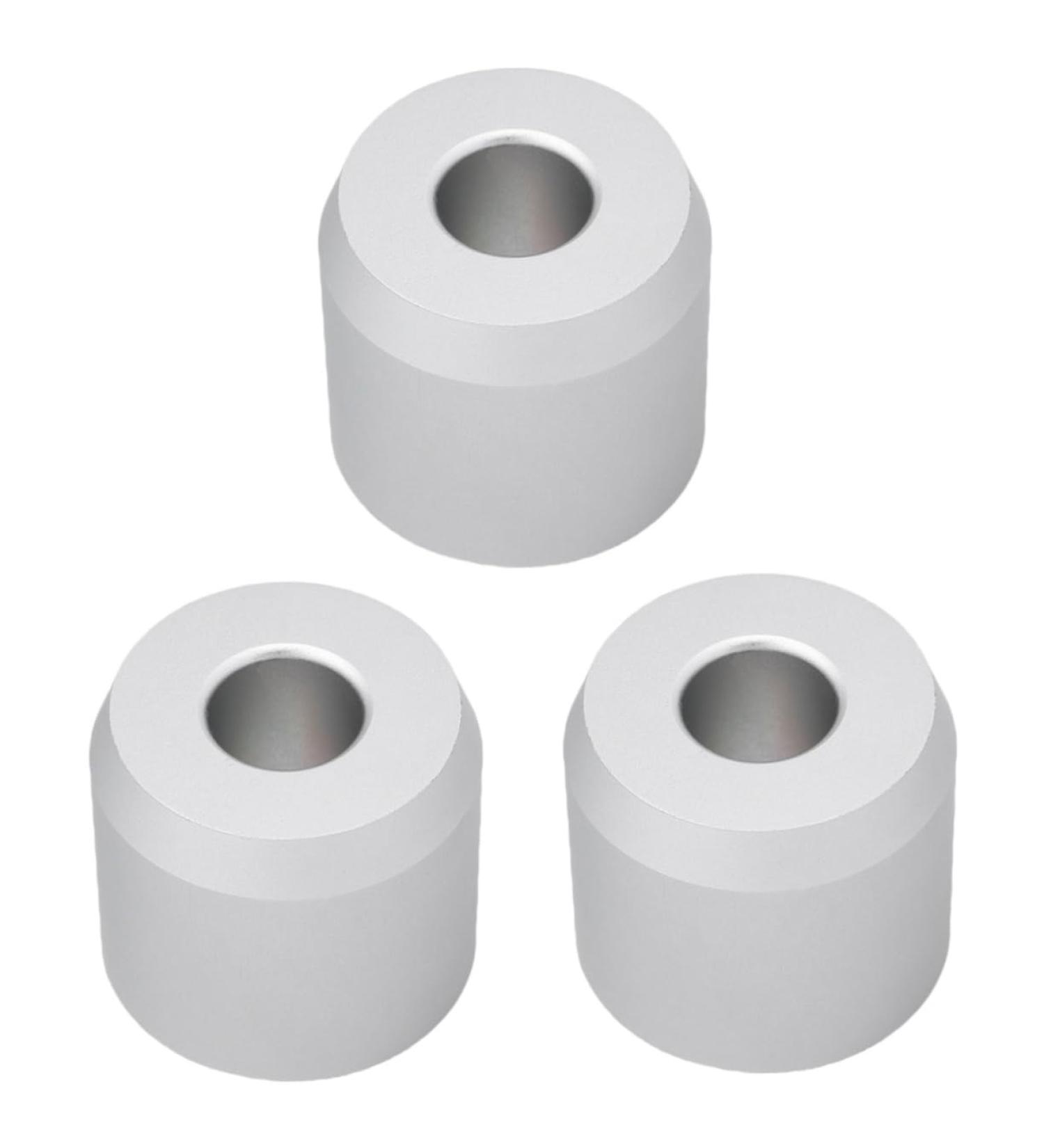 HomsfoU 3pcs Metal Razor Base Stands for Shaving Brushes - Hairdressing Tools for Perfect Grooming - International Shipping Available - Buy Online on GoSupps.com