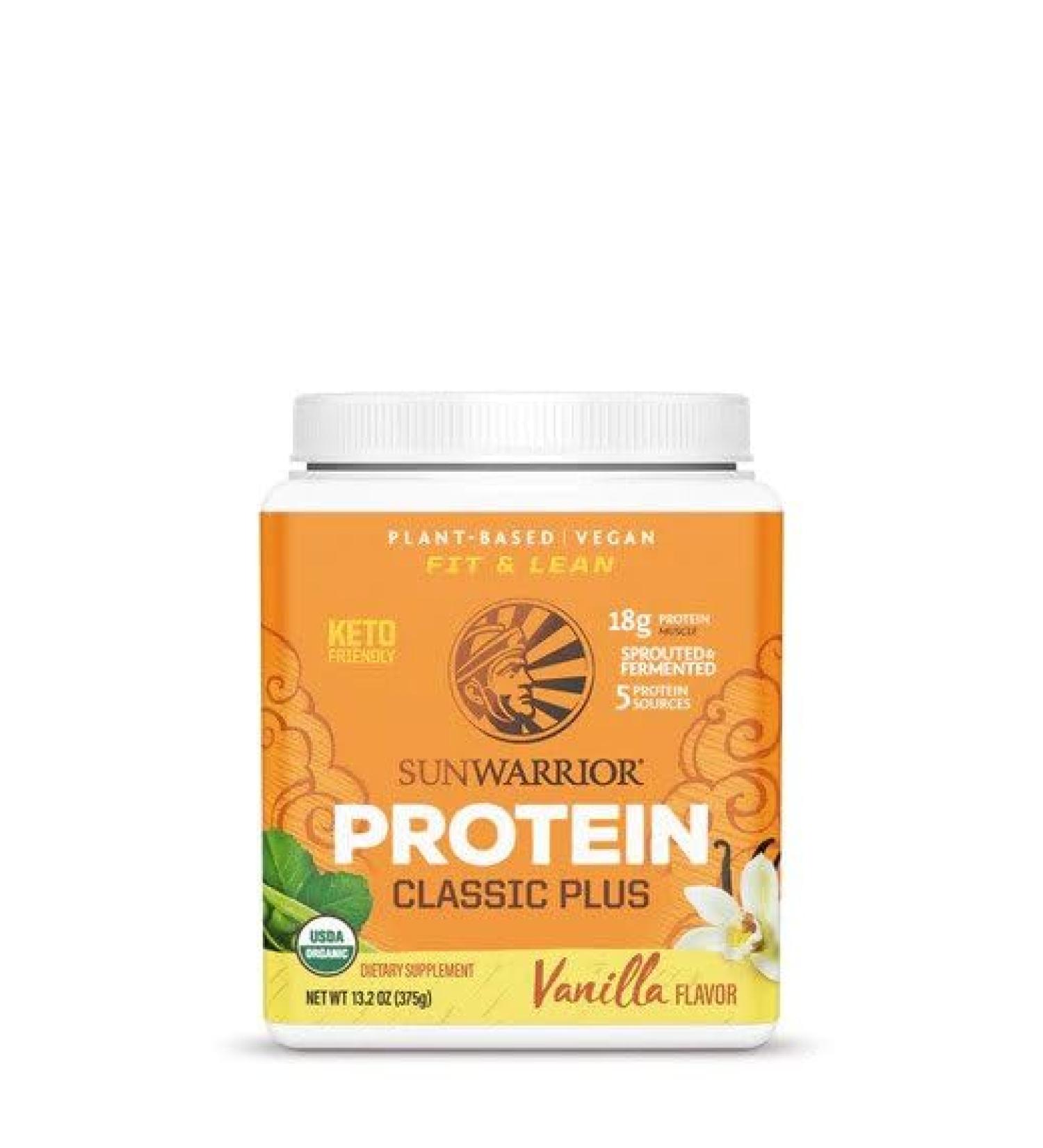  Tudor Sunwariorr Organic Vegan Plant Based Protein Powder | 5 Super Foods Quinoa Chia Seed Soy-Free Dairy Free Gluten Free Non-GMO | Vanilla 15 Servings | - Buy Online on GoSupps.com