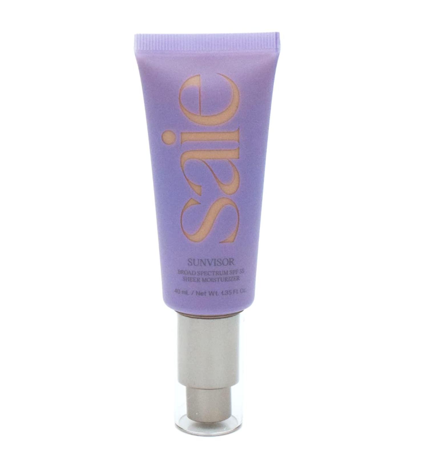 Saie Sunvisor SPF 35 Sheer Moisturizer 1.35 oz - Broad Spectrum Sun Protection - Buy Online on GoSupps.com