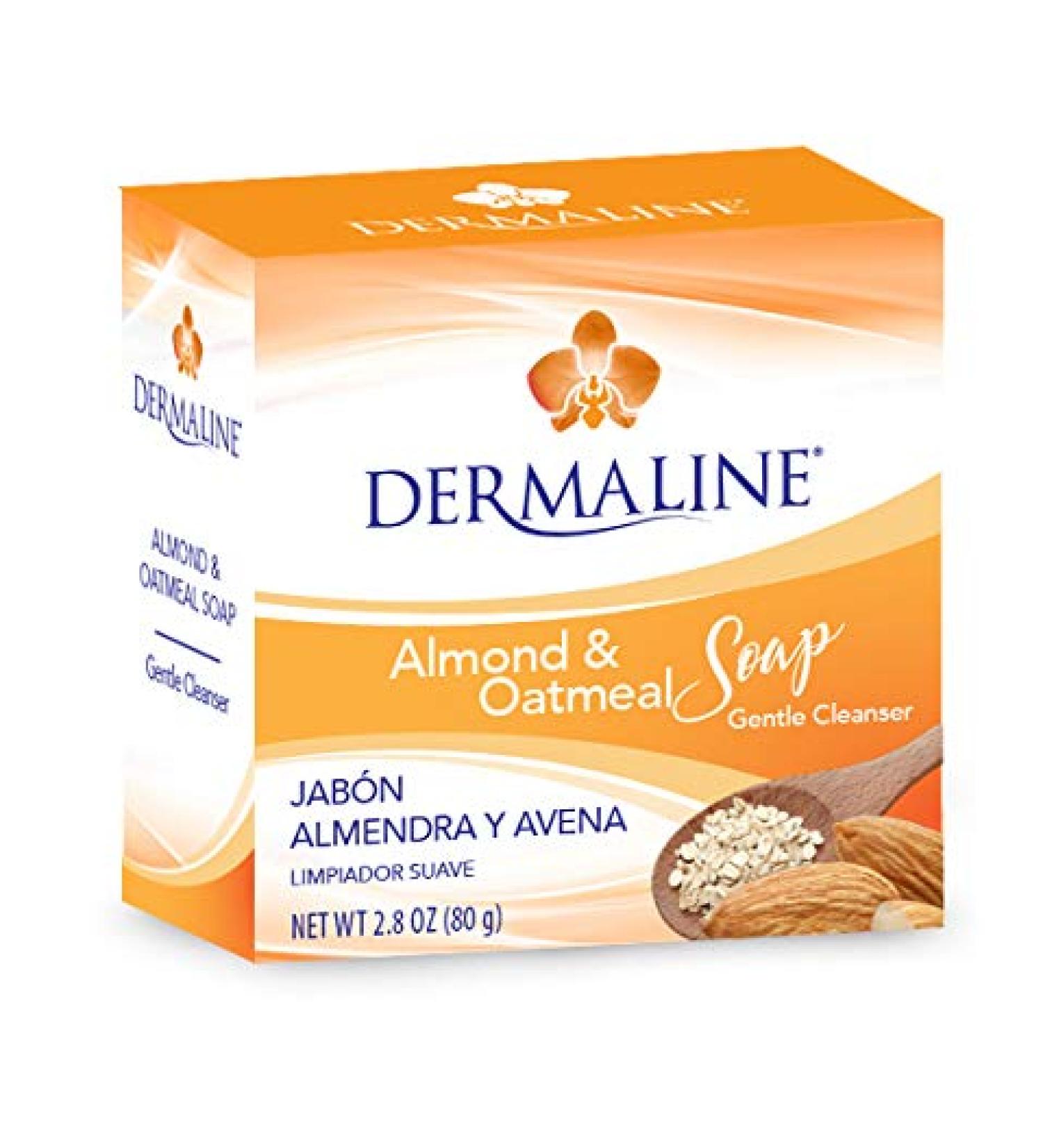 Dermaline Almond & Oatmeal Gentle Cleanser Soap