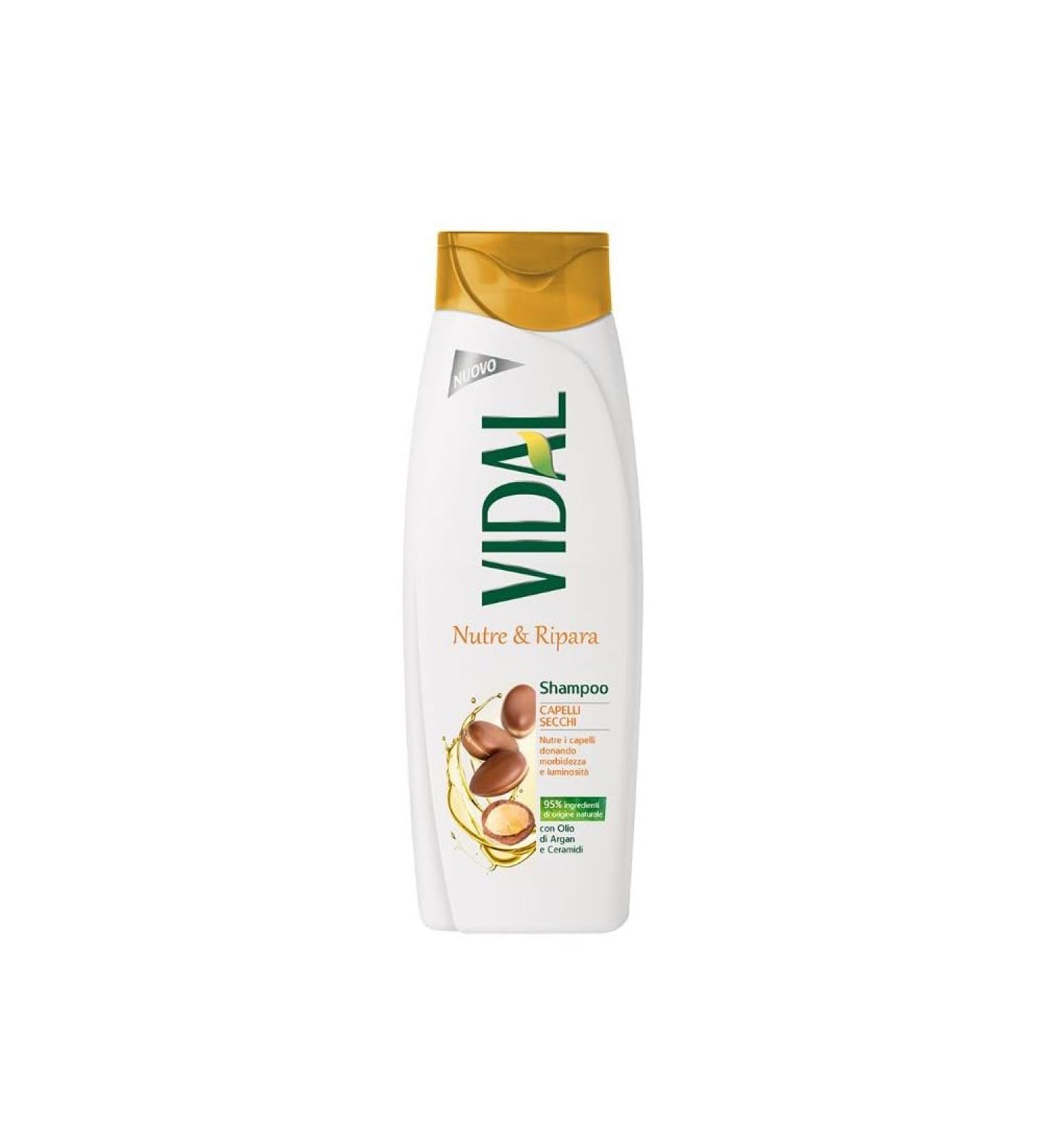 Argan Oil Shampoo HAIR DAMAGED 250 ml by Vidal - Buy Online on GoSupps.com