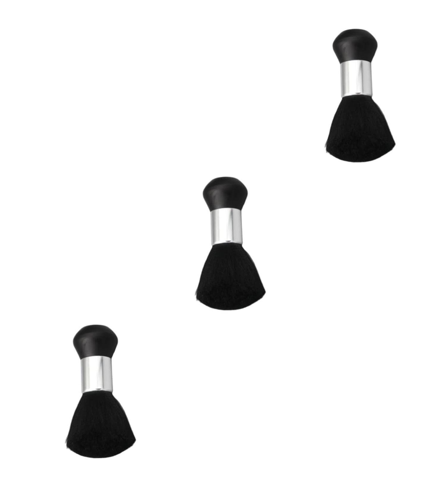FOMIYES 3 Pcs Cleaning & Shaving Brush Set - Hair Removal Brushes (14x5 cm) - Black - Ideal for Home & Travel - Buy Online on GoSupps.com